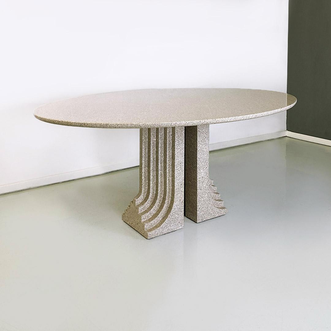 Italian Modern Granite Samo Table by Carlo Scarpa for Simon Gavina, 1970s 7