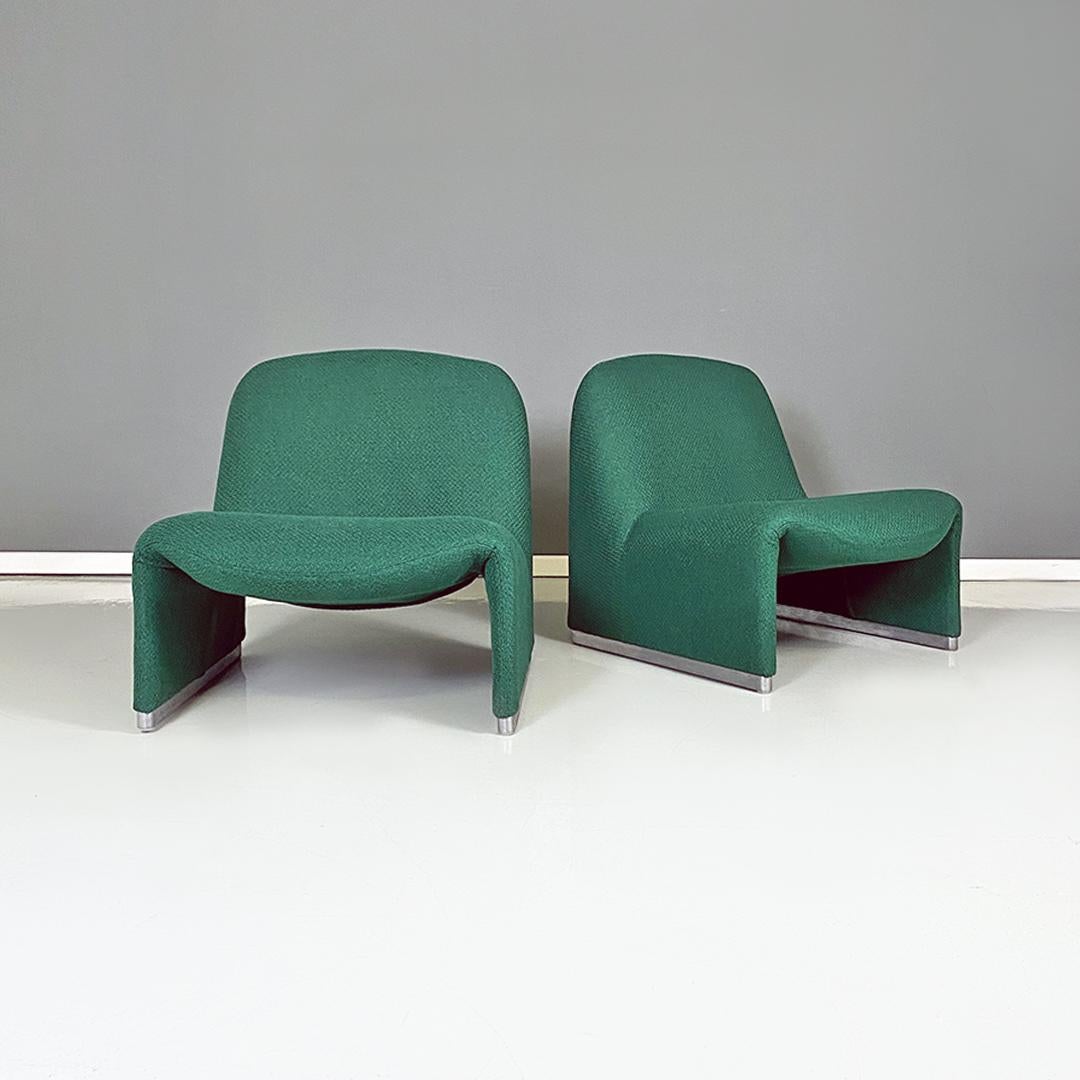 Italian Modern Green Alky Chairs by Giancarlo Piretti for Anonima Castelli, 1970 In Good Condition In MIlano, IT