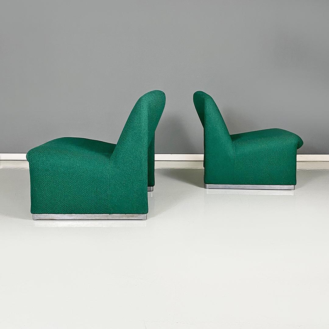 Metal Italian Modern Green Alky Chairs by Giancarlo Piretti for Anonima Castelli, 1970