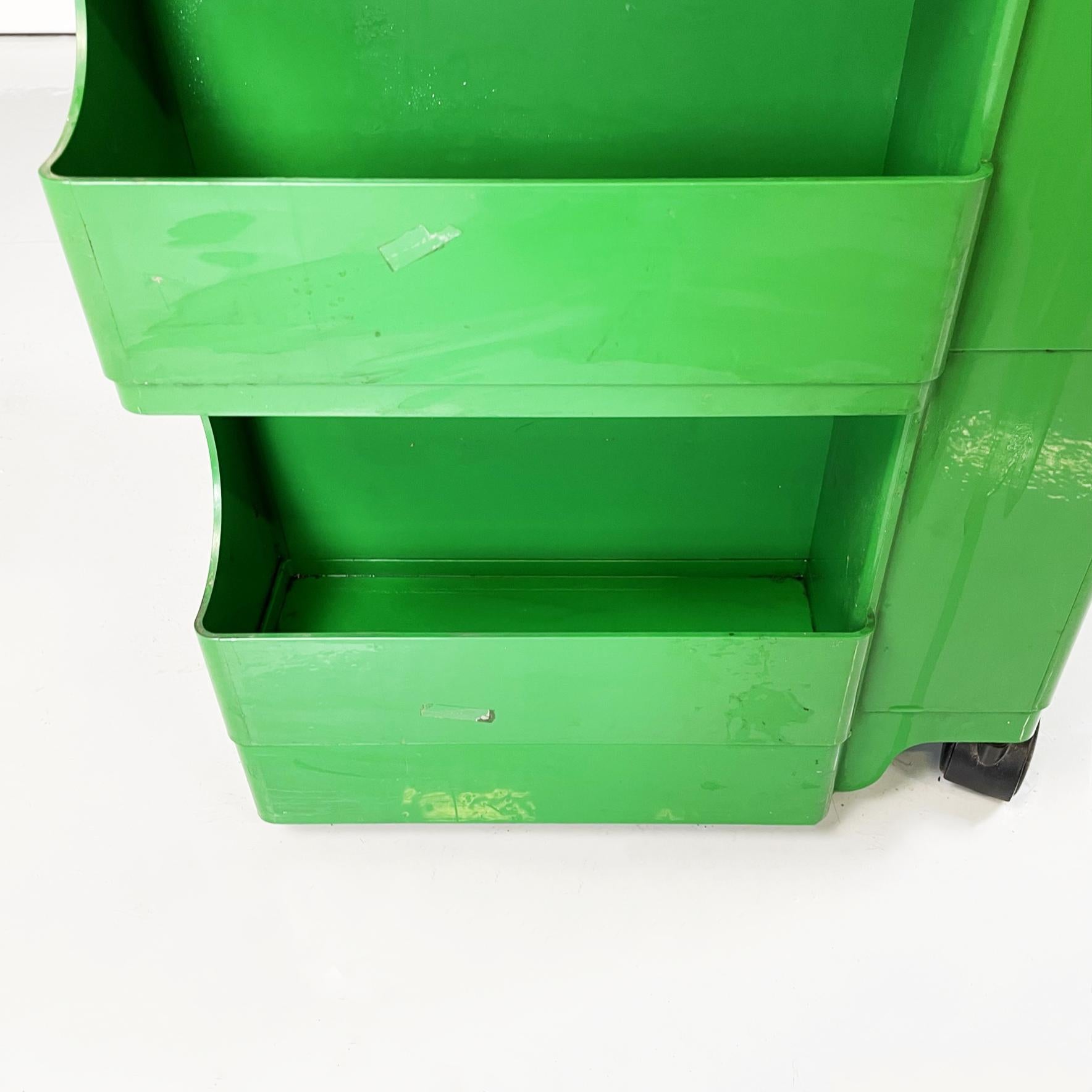 Italian Modern Green Plastic Cart Boby by Joe Colombo for Bieffeplast, 1968 8