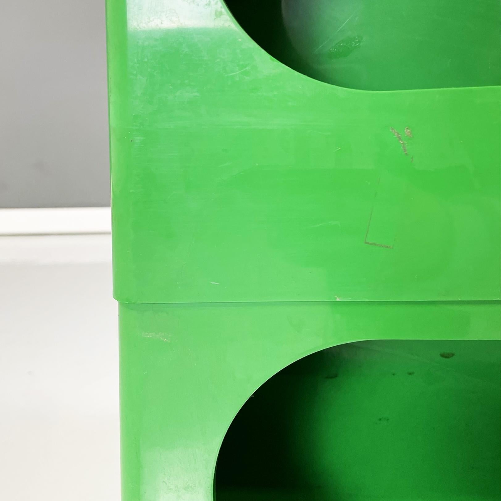 Italian Modern Green Plastic Cart Boby by Joe Colombo for Bieffeplast, 1968 10