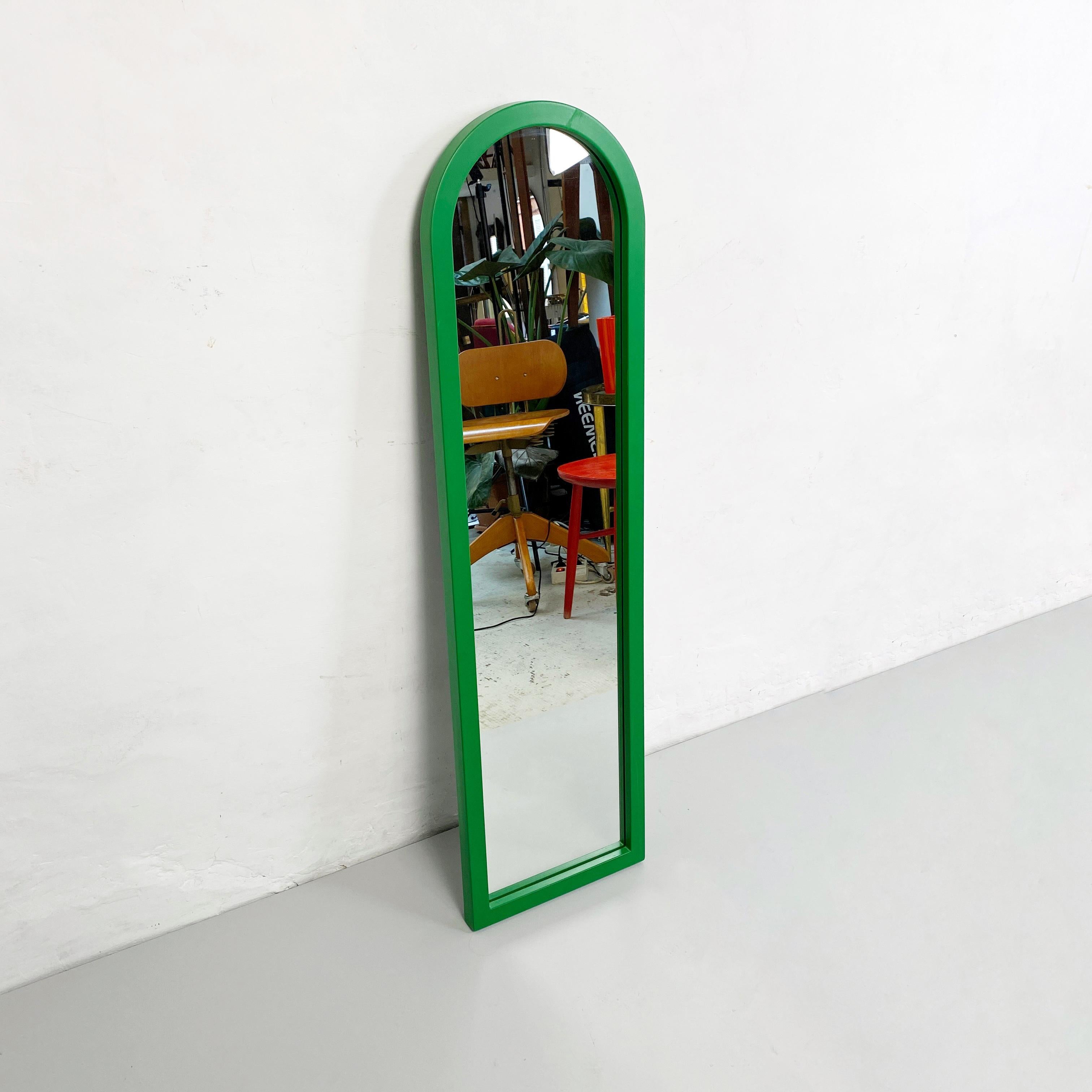 Late 20th Century Italian Modern Green Plastic Mirror by Anna Castelli for Kartell, 1980s