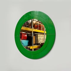 Italian modern green plastic modular mirror by Anna Castelli for Kartell, 1970s