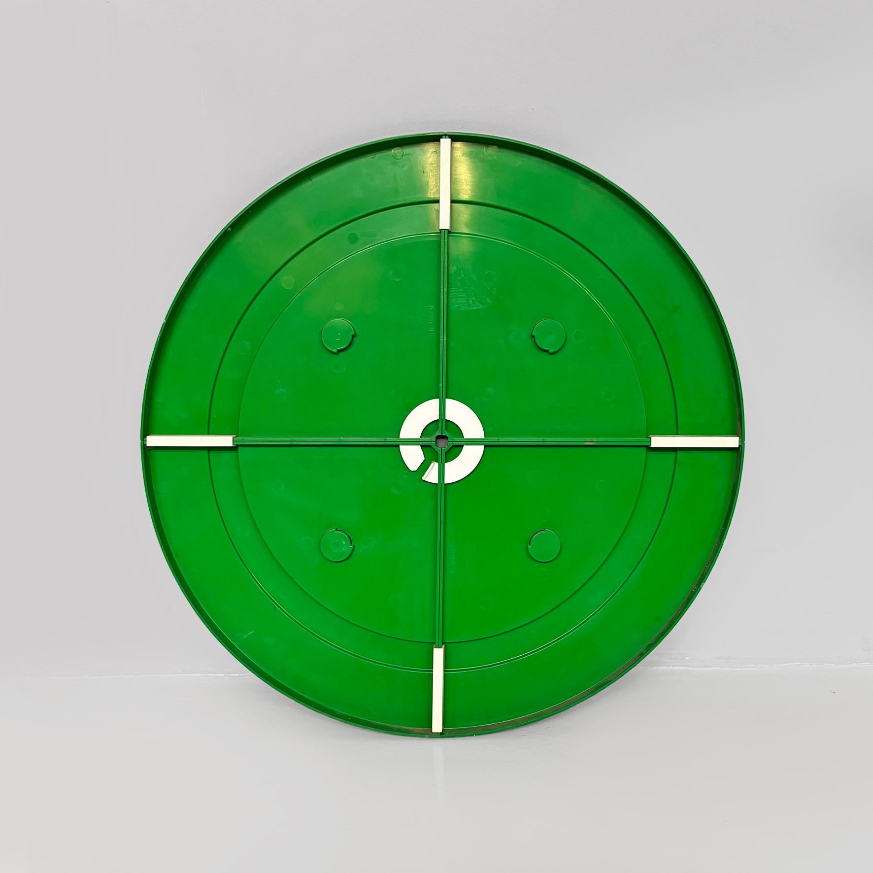 Miroir modulaire moderne italien en plastique vert par Anna Castelli pour Kartell, années 1970. Bon état - En vente à MIlano, IT