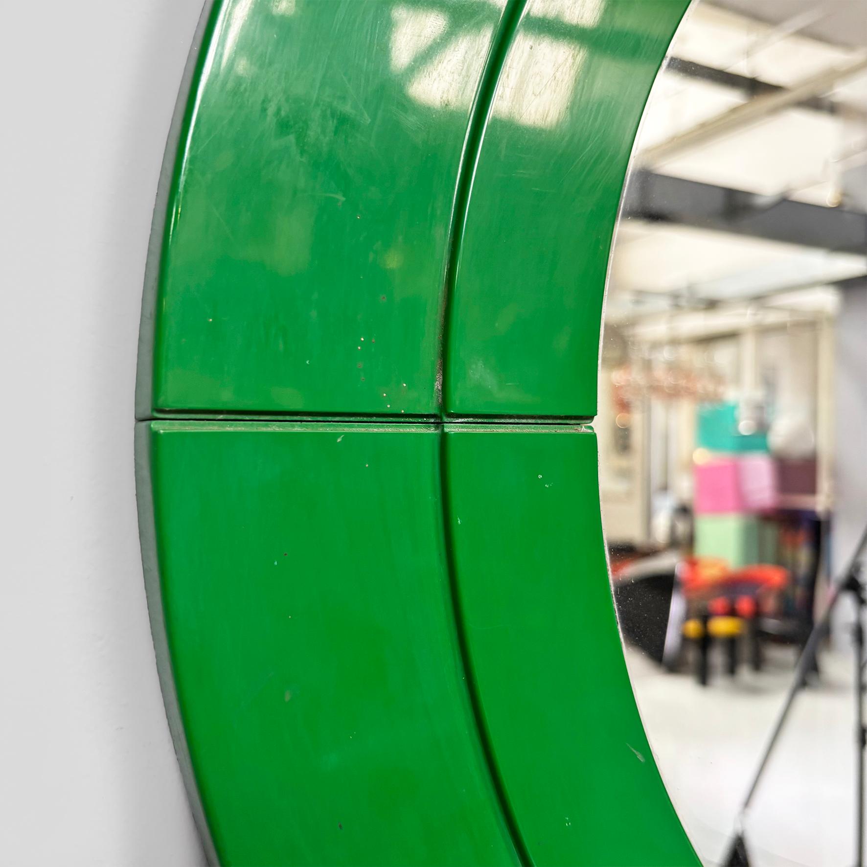Miroir modulaire moderne italien en plastique vert par Anna Castelli pour Kartell, années 1970. en vente 2