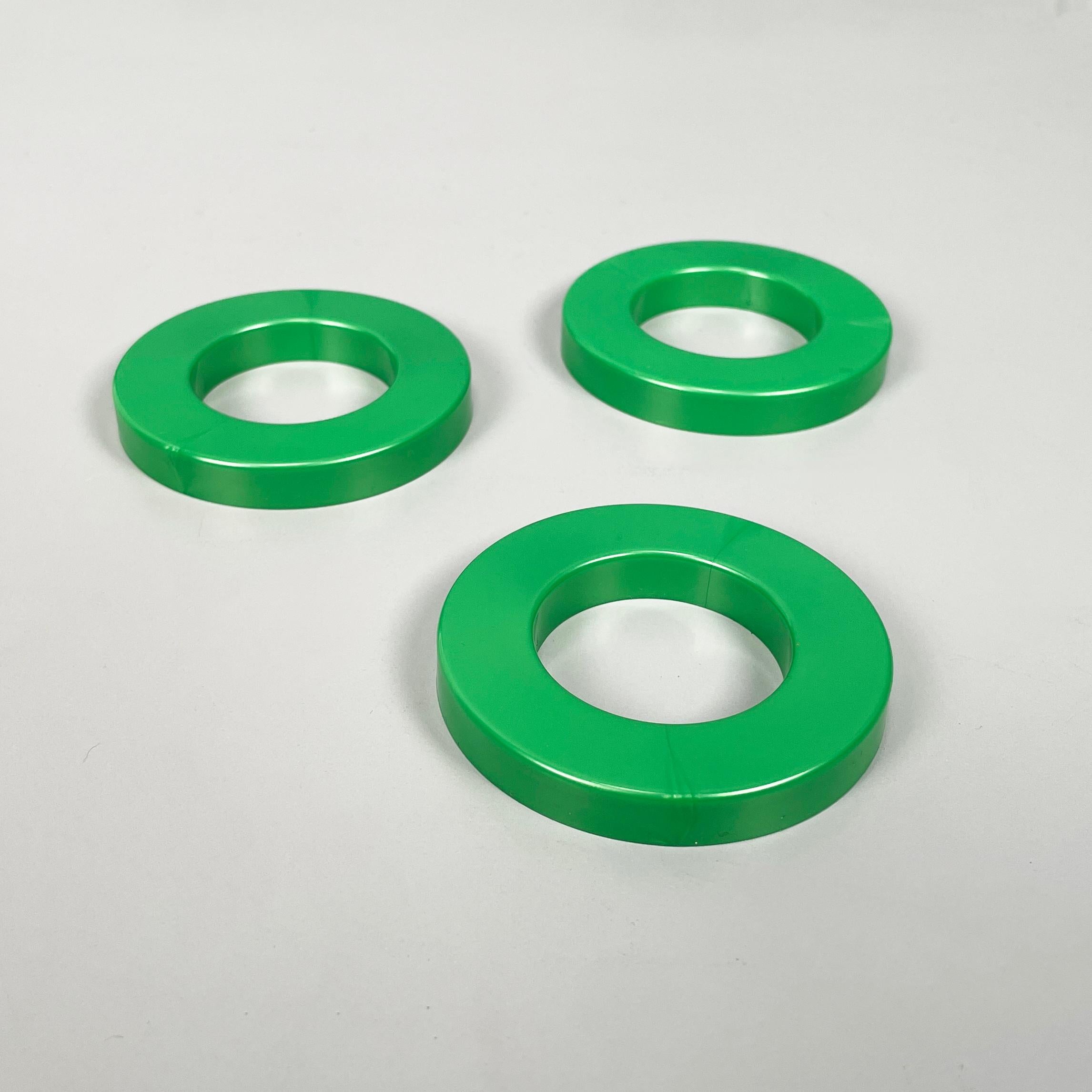 Italian modern green rings for perpetual wall calendar by Ring A Date, 2020s For Sale 1