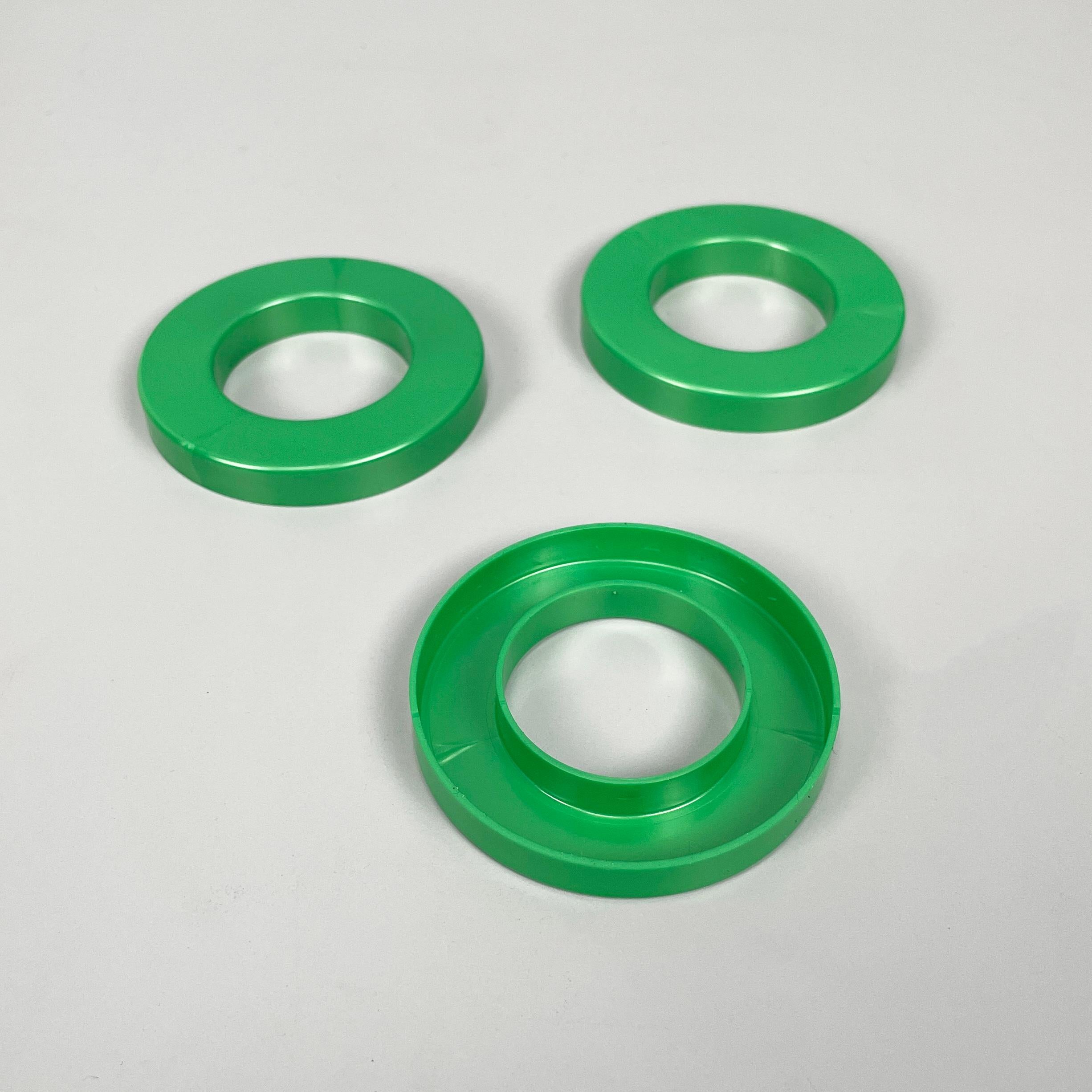Italian modern green rings for perpetual wall calendar by Ring A Date, 2020s For Sale 2