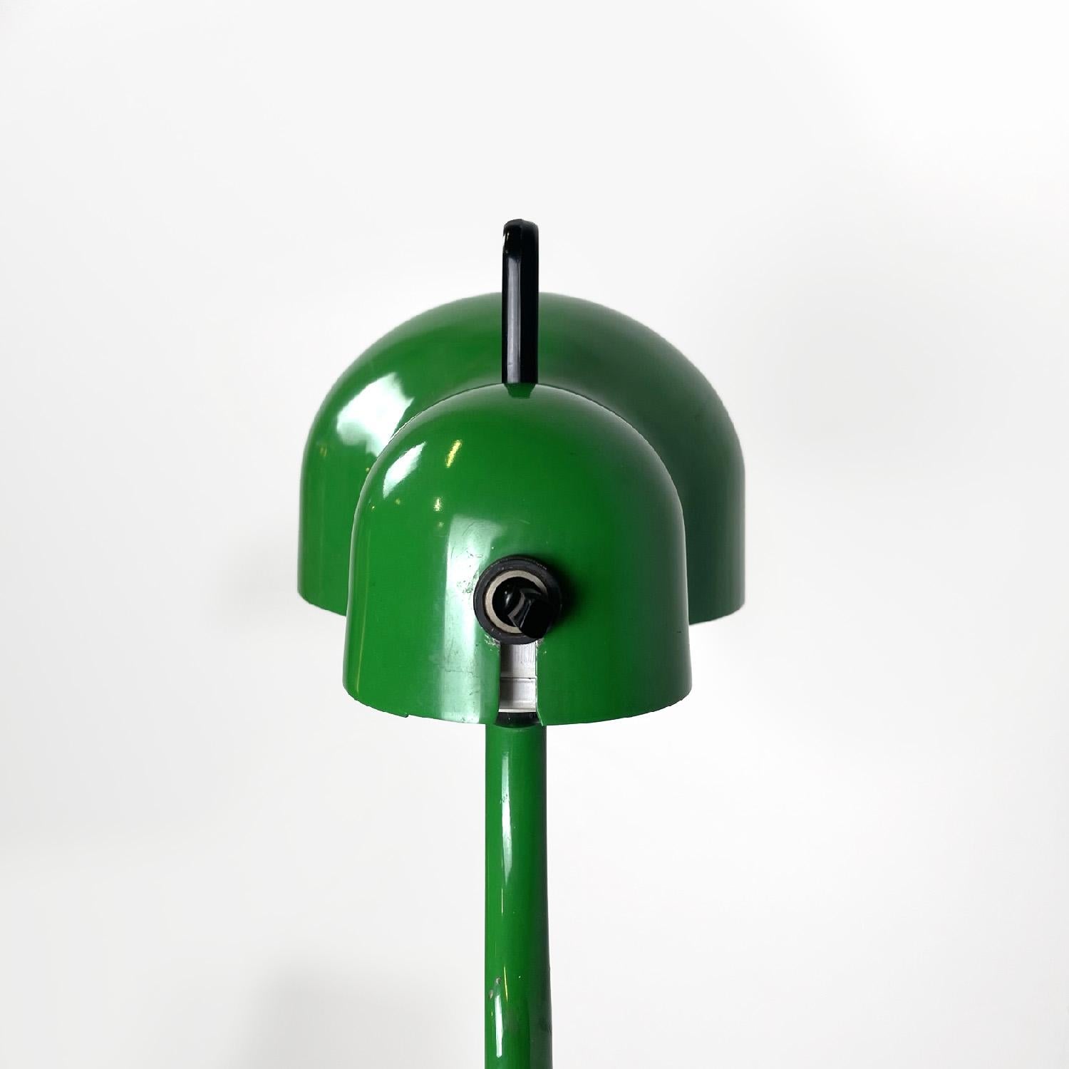 Italian modern green table lamp Topo by Joe Colombo for Stilnovo, 1970s For Sale 1