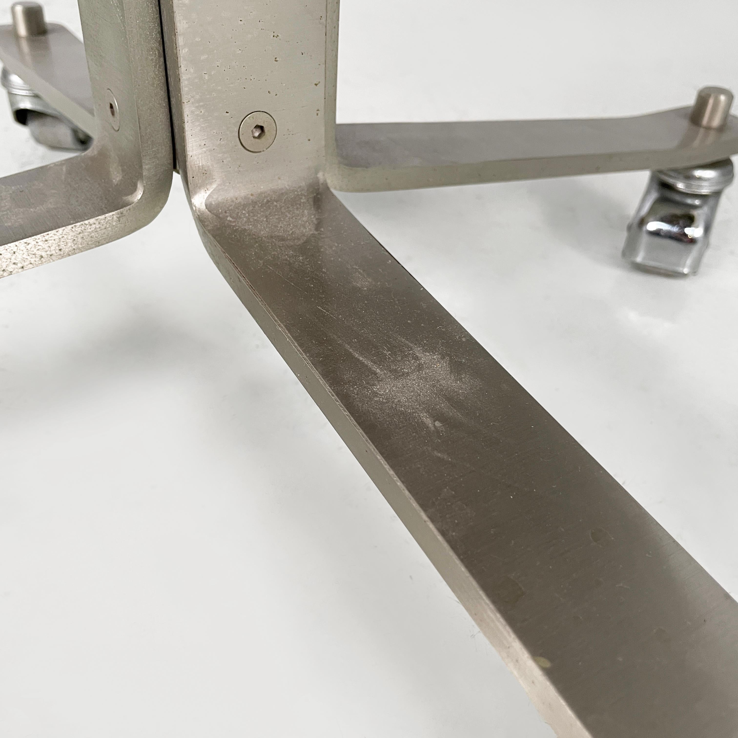 Silla de oficina moderna italiana de terciopelo verdeS de Moscatelli para Formanova, años 70 en venta 10