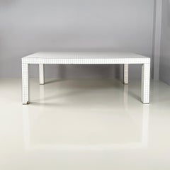 Italian modern Green white Dining table Quaderna Design Superstudio Zanotta 1970