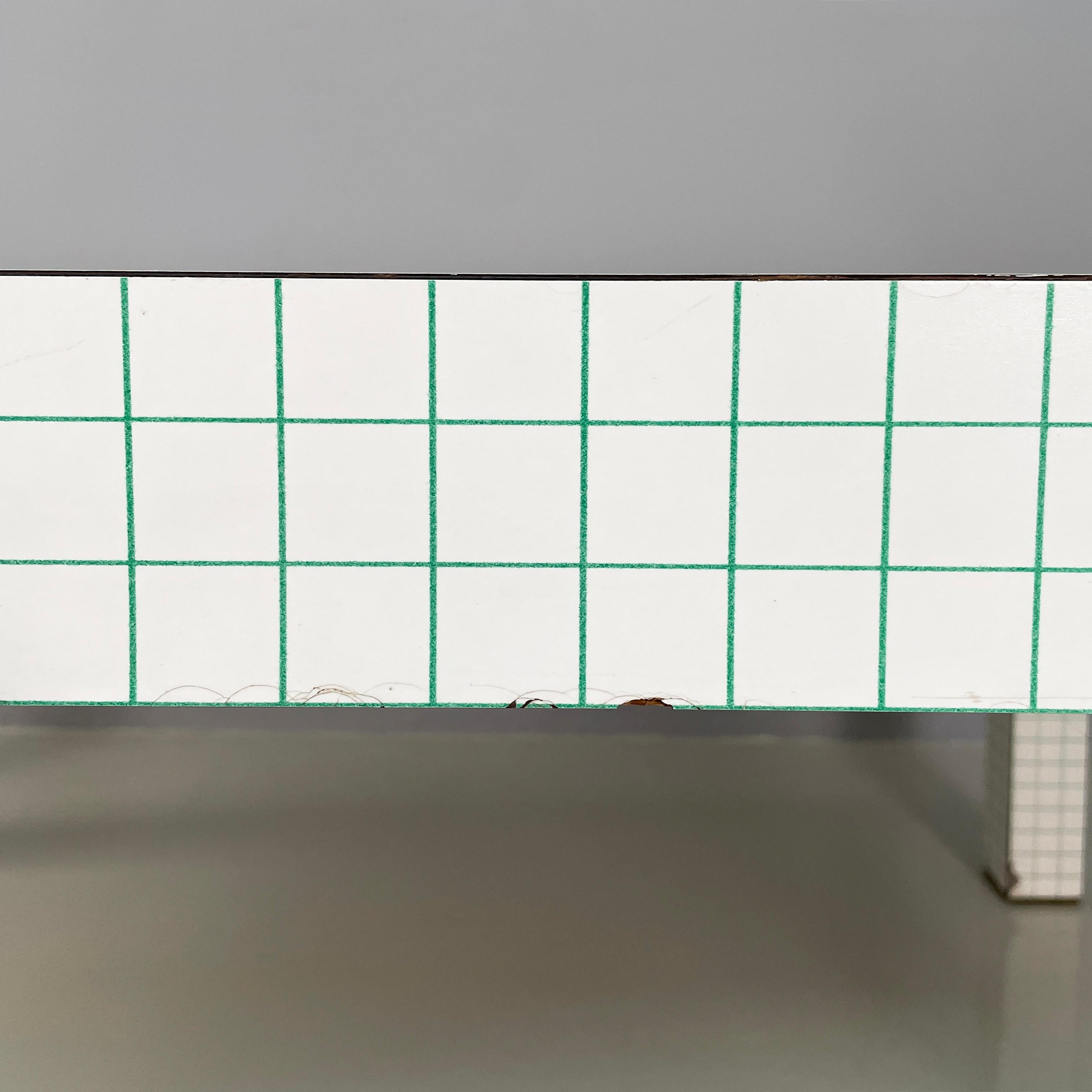 Table de salle à manger moderne italienne Quaderna Design Superstudio Zanotta 1970 en vente 2