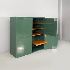 Italian modern green wood sideboard by Cappellini, 1990s