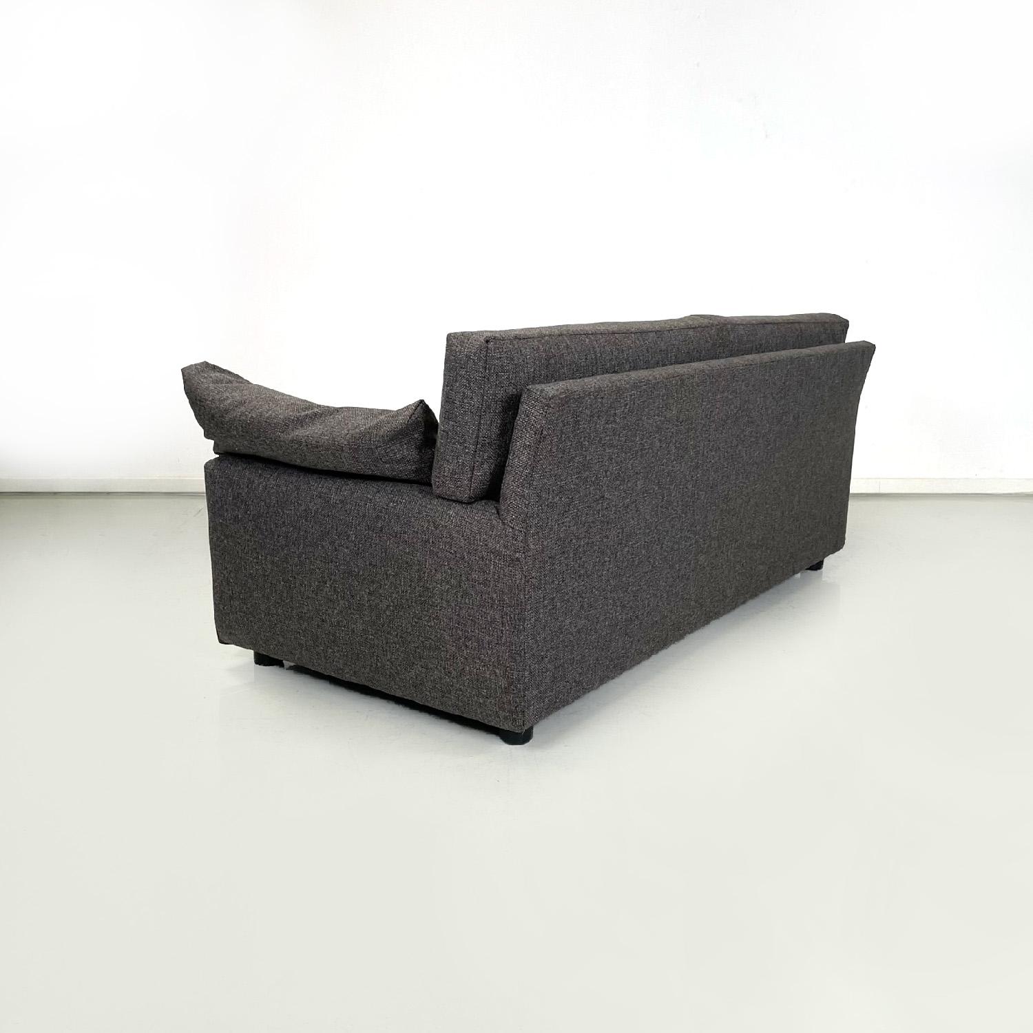 Italian modern grey brown fabric sofa by Flexform, 1990s Moderno en venta