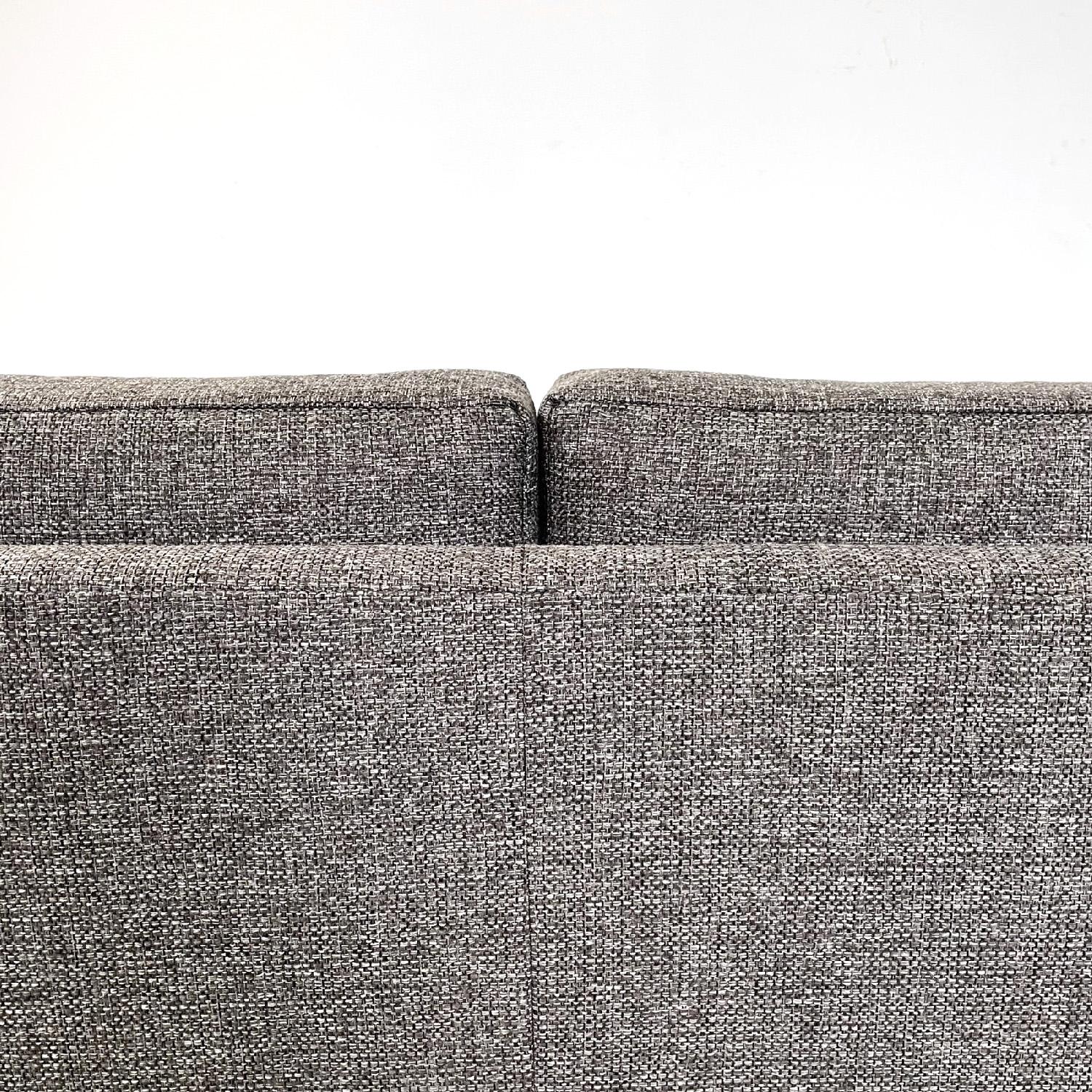 Italian modern grey brown fabric sofa by Flexform, 1990s en venta 3