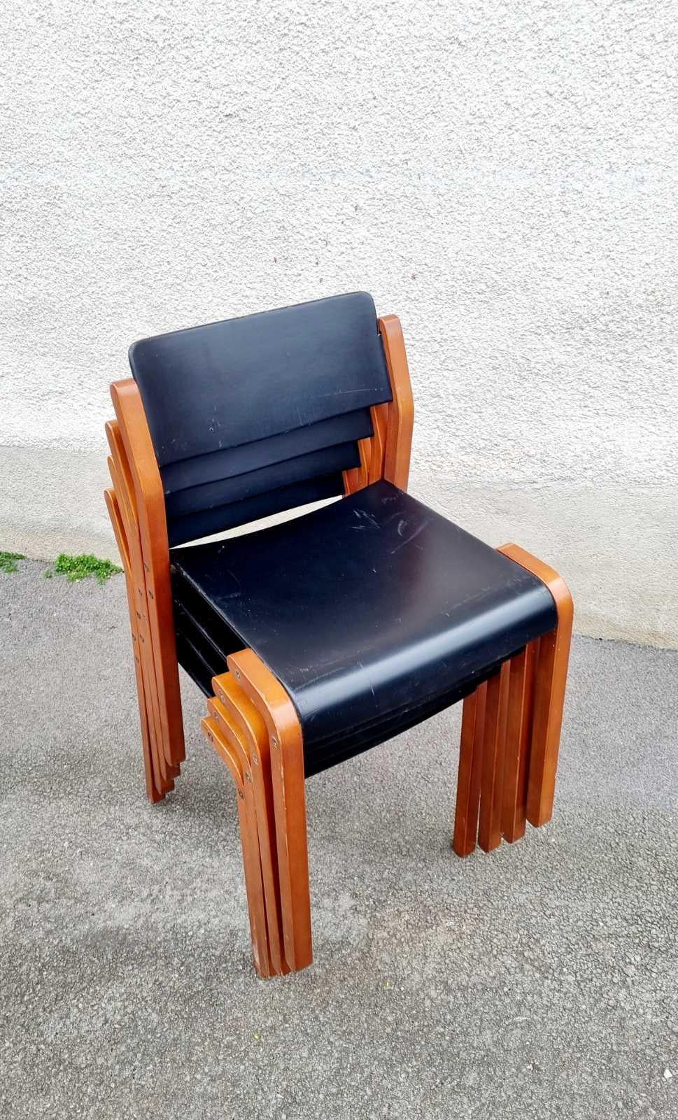Italian Modern Gruppo Chairs, De Pas, D'Urbino & Lomazzi for Bellato, Italy 80s For Sale 2