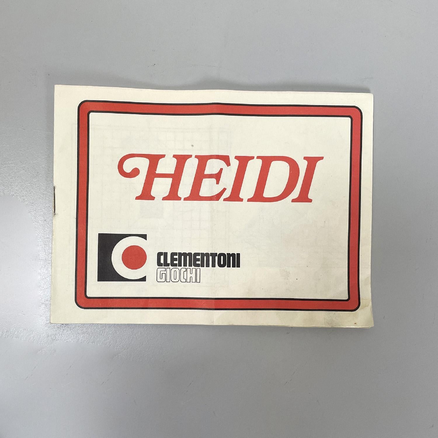 Jeu de société italien moderne Heidi par Clementoni, années 1980 en vente 8