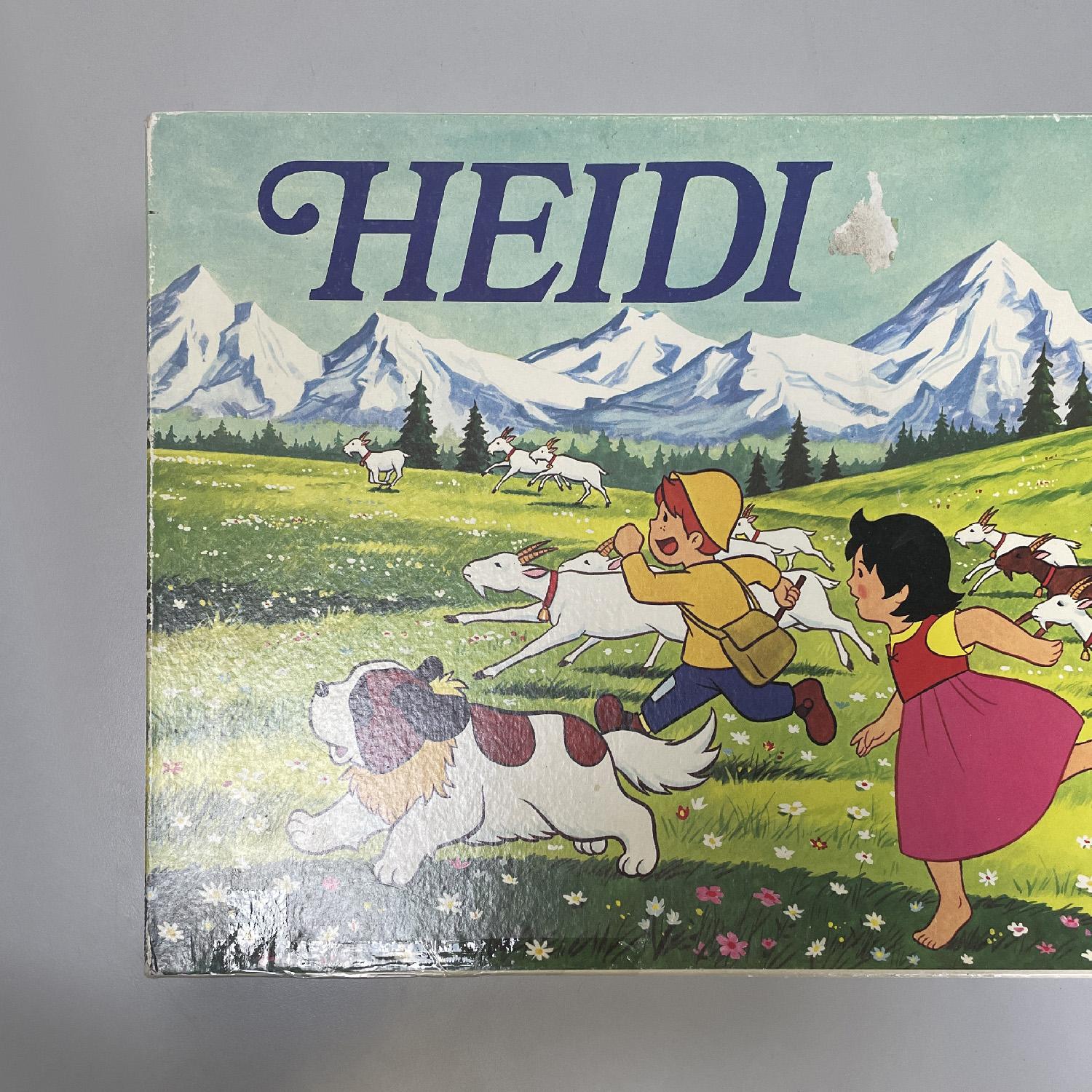 Modernes italienisches Heidi-Brettspiel von Clementoni, 1980er Jahre im Zustand „Relativ gut“ im Angebot in MIlano, IT