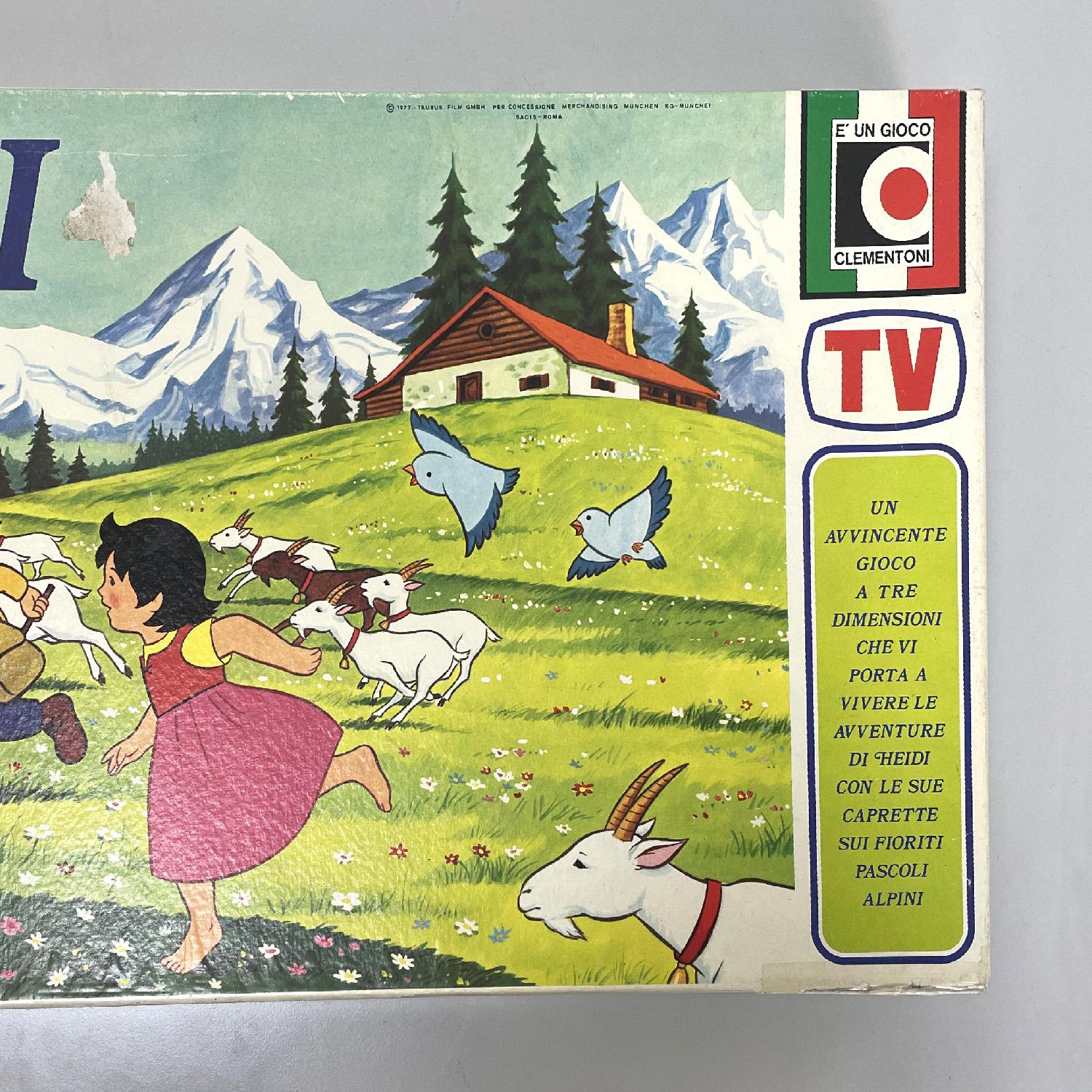 Late 20th Century Italian modern Heidi board game by Clementoni, 1980s For Sale