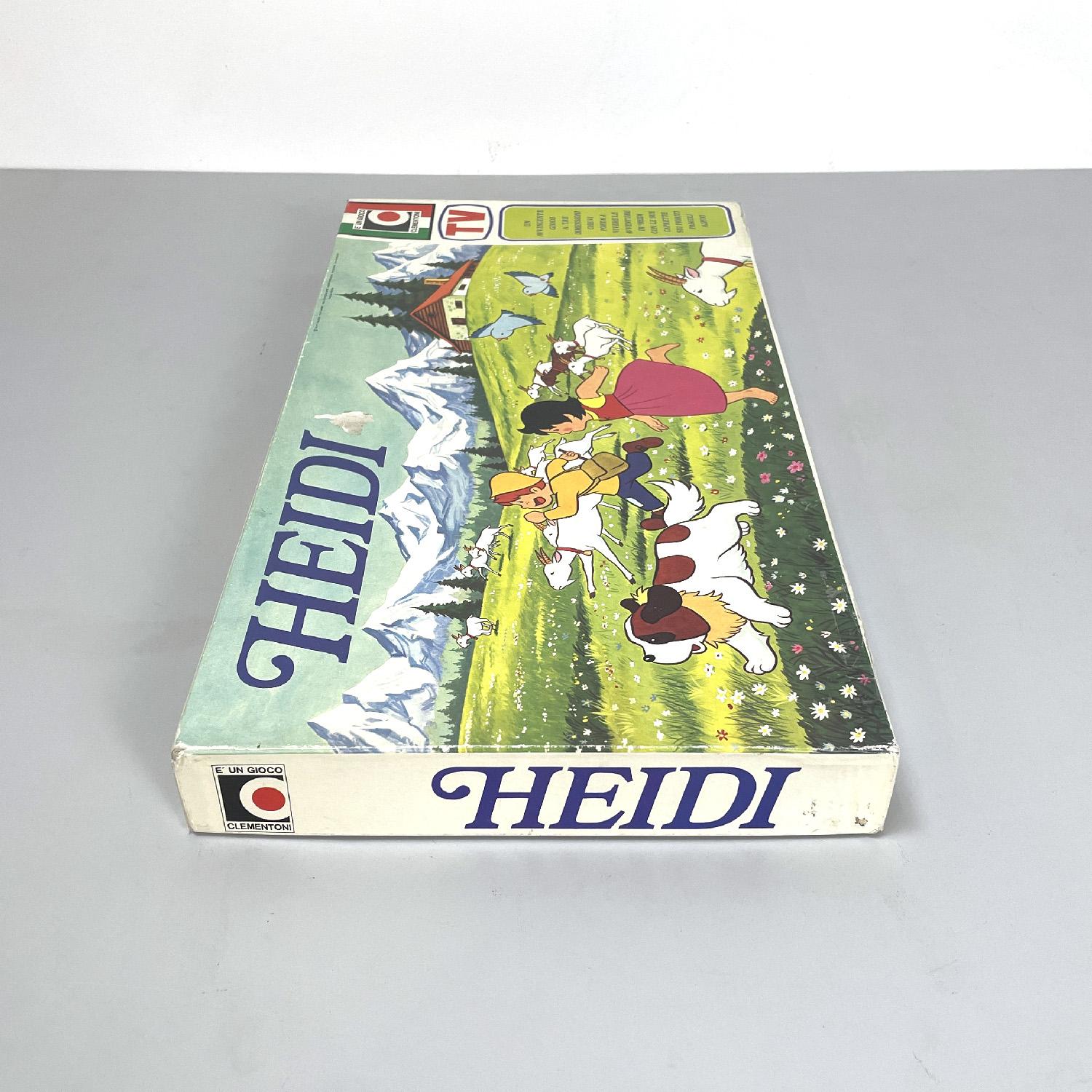 Plastic Italian modern Heidi board game by Clementoni, 1980s For Sale