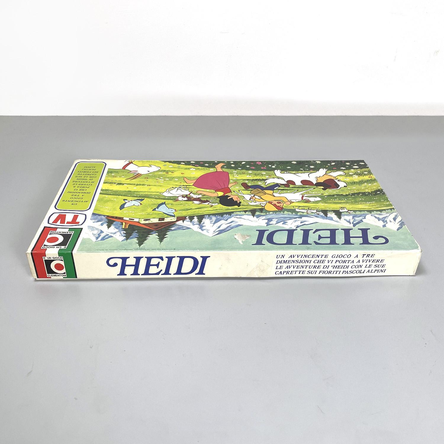 Jeu de société italien moderne Heidi par Clementoni, années 1980 en vente 1