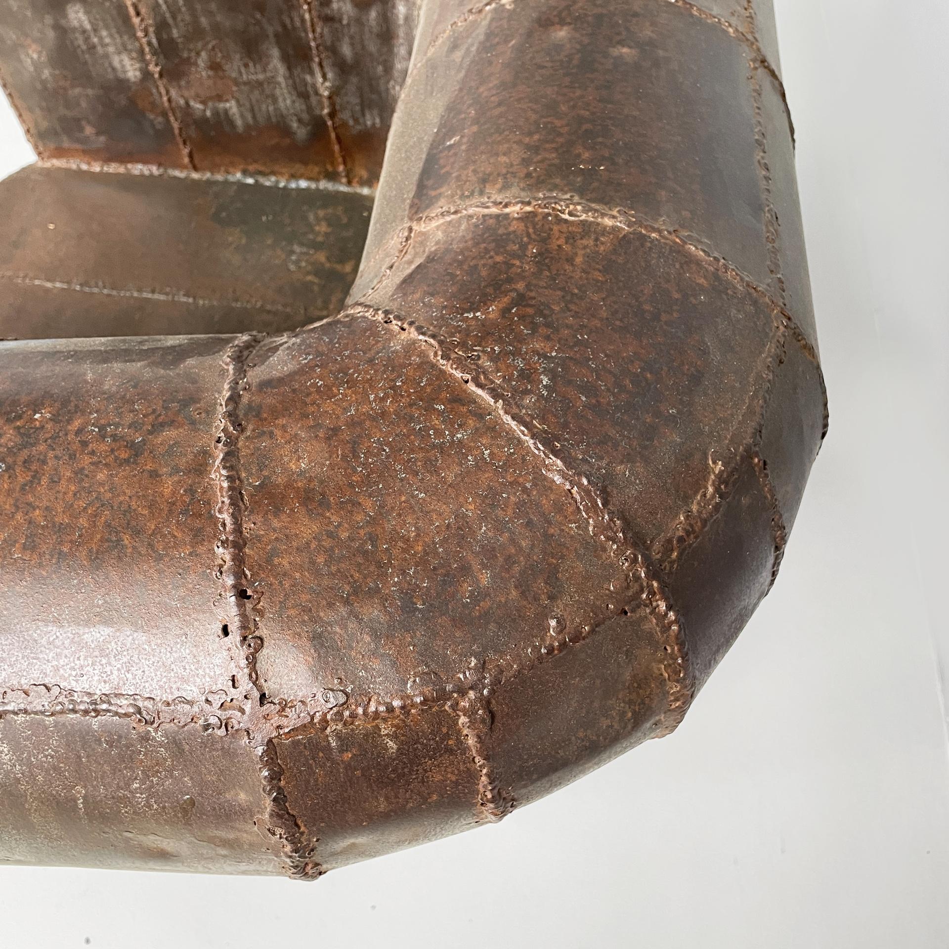 Italian modern iron armchair by Anacleto Spazzapan, 1990s For Sale 6