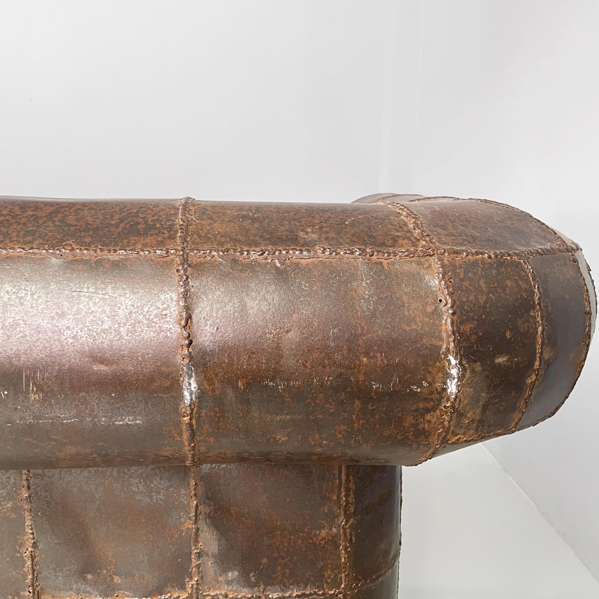 Italian modern iron armchair by Anacleto Spazzapan, 1990s For Sale 8