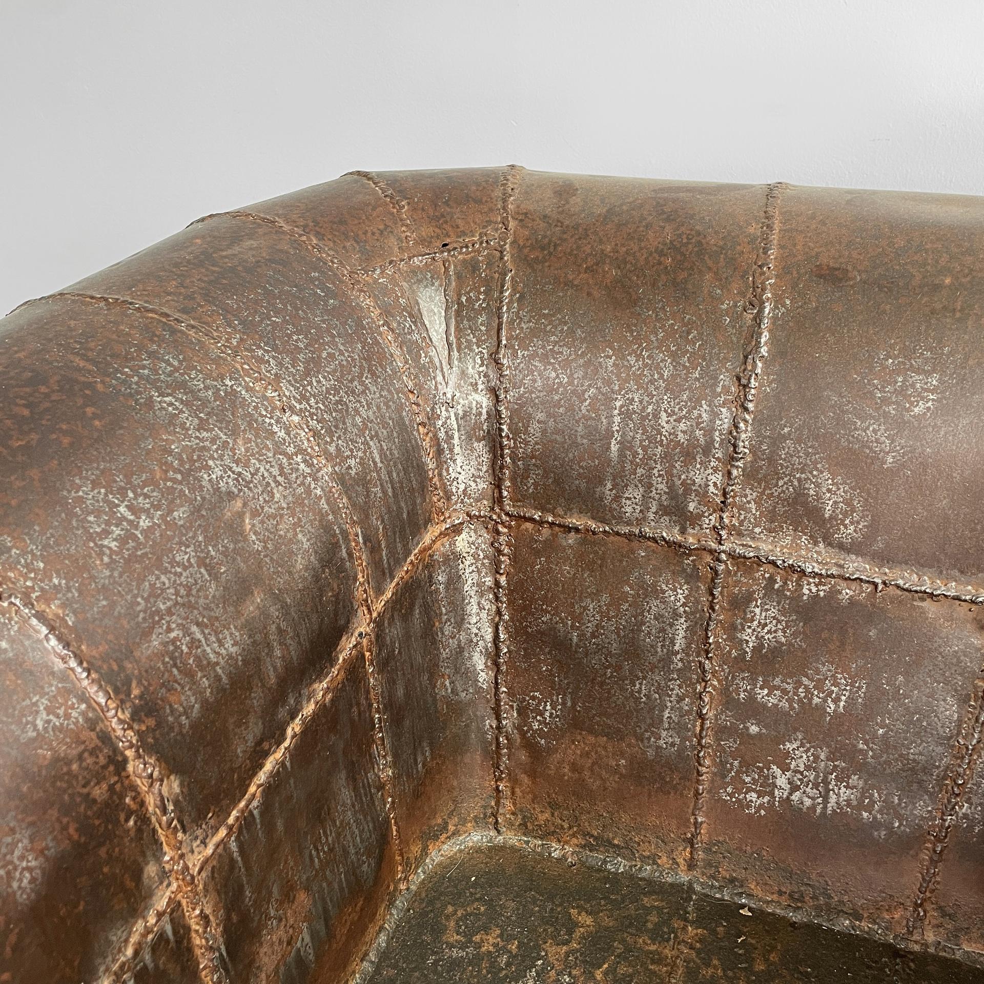 Italian modern iron armchair by Anacleto Spazzapan, 1990s For Sale 2