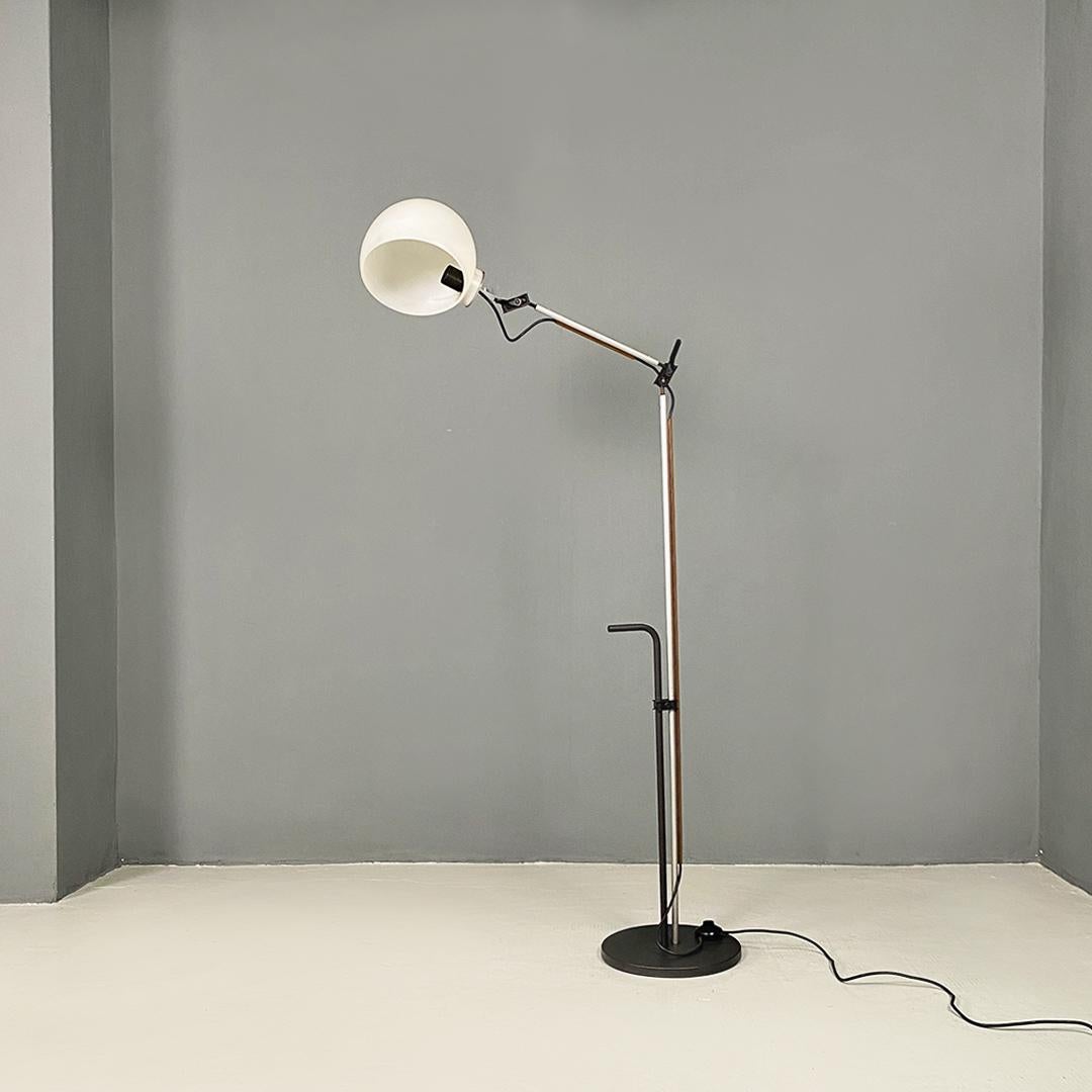 Late 20th Century Italian Modern Iron Metal Plastic Aggregato Lamp by Enzo Mari Artemide, 1970s For Sale