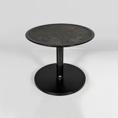 Italian modern iron round coffee table by Forme e Funzioni for Airon, 1980s