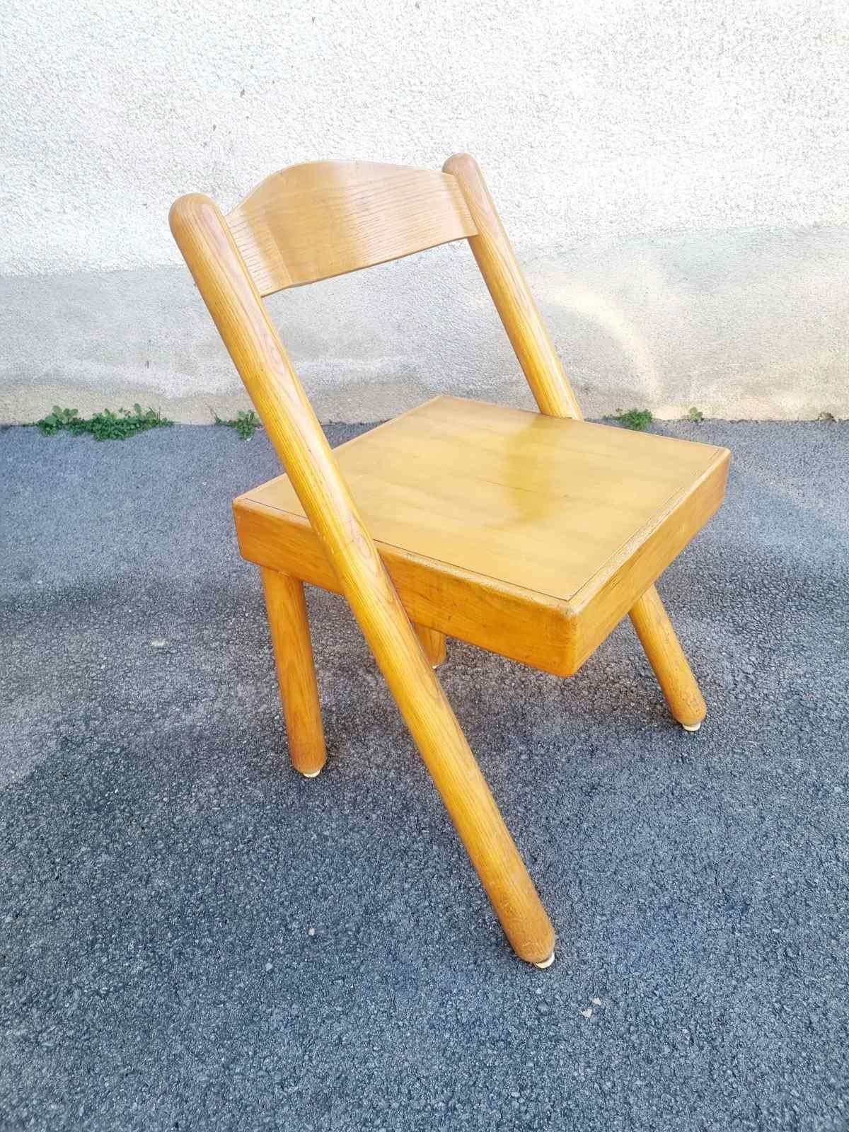 Chaise Iva italienne moderne conçue par Pamio et Toso pour Stilwood, Italie, années 70 Bon état - En vente à Lucija, SI