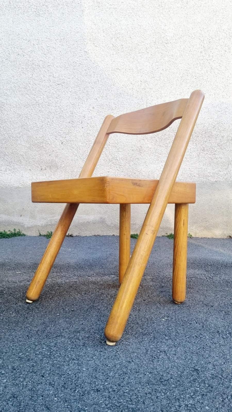Fin du 20e siècle Chaise Iva italienne moderne conçue par Pamio et Toso pour Stilwood, Italie, années 70 en vente