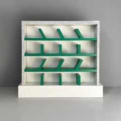 Libreria moderna italiana in laminato Suvretta di Ettore Sottsass per Memphis, 1981