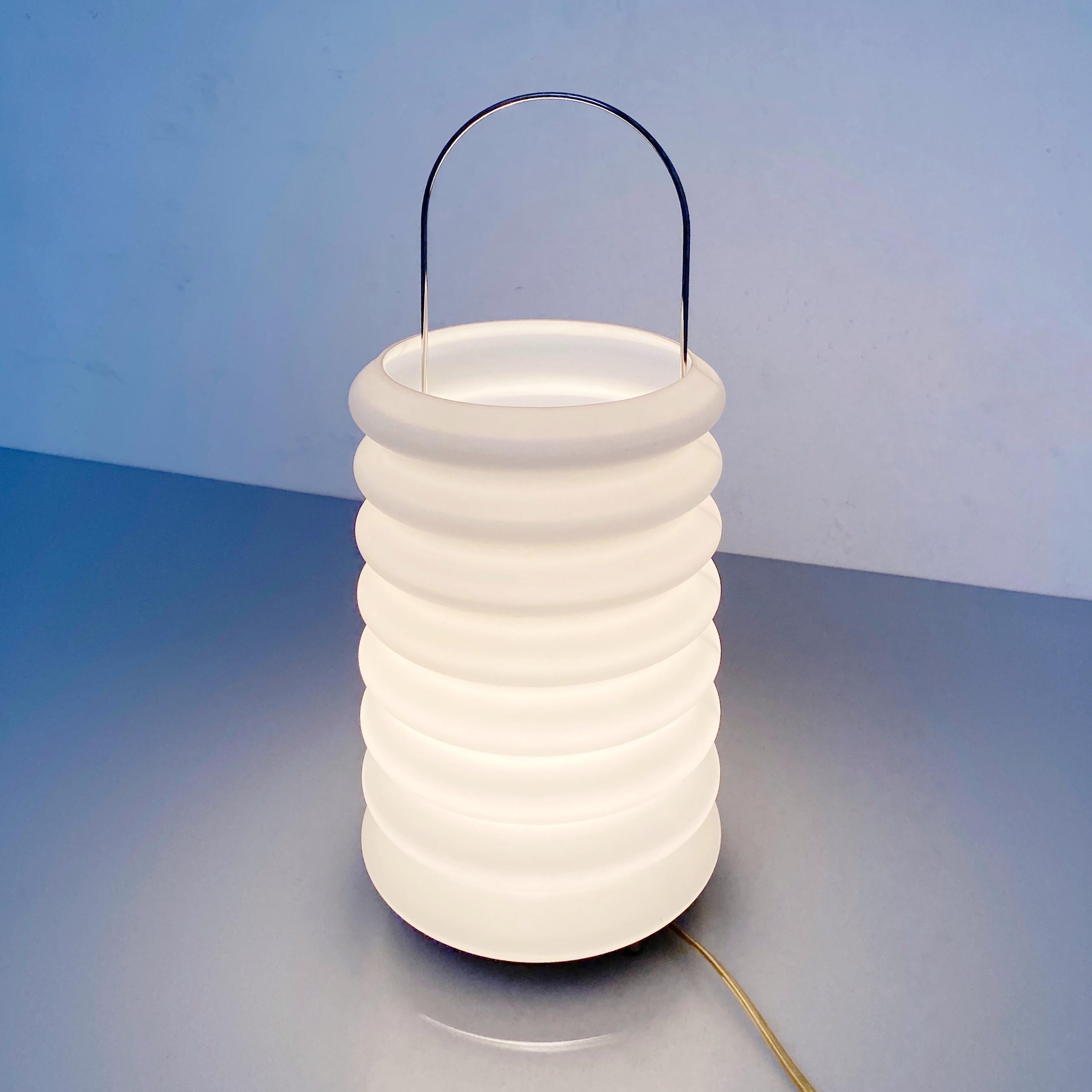 Italian Modern Lanterna Table Lamp by Paola Navone for Antonangeli, 2000s For Sale 8