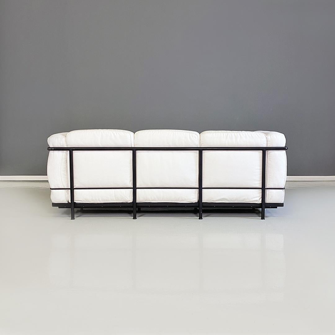 Italian Modern Lc2 Sofas, Le Corbusier, Jeanneret and Perriand for Cassina 1980s 2