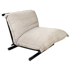 Italian modern Le Farfalle armchair Roberto Lucci Paolo Orlando for Elam, 1970s