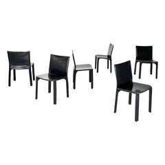 Chaises modernes italiennes mod CAB 414 de Mario Bellini pour Cassina, années 1980