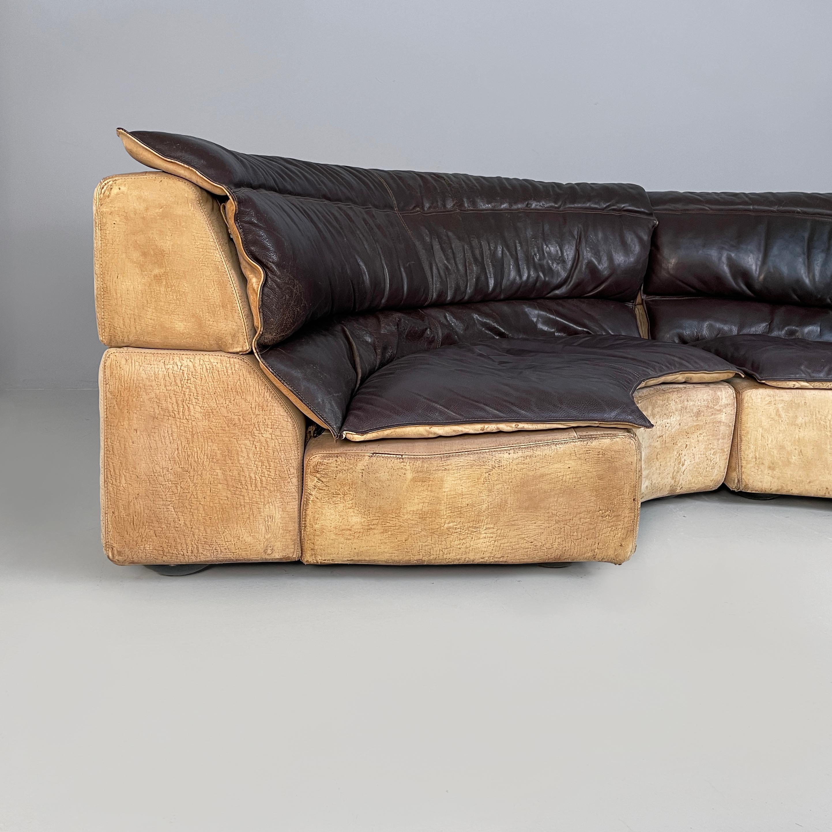 Canapé modulaire italien moderne Bogo de Bartoli Rossi di Albizzate 1970 Bon état - En vente à MIlano, IT