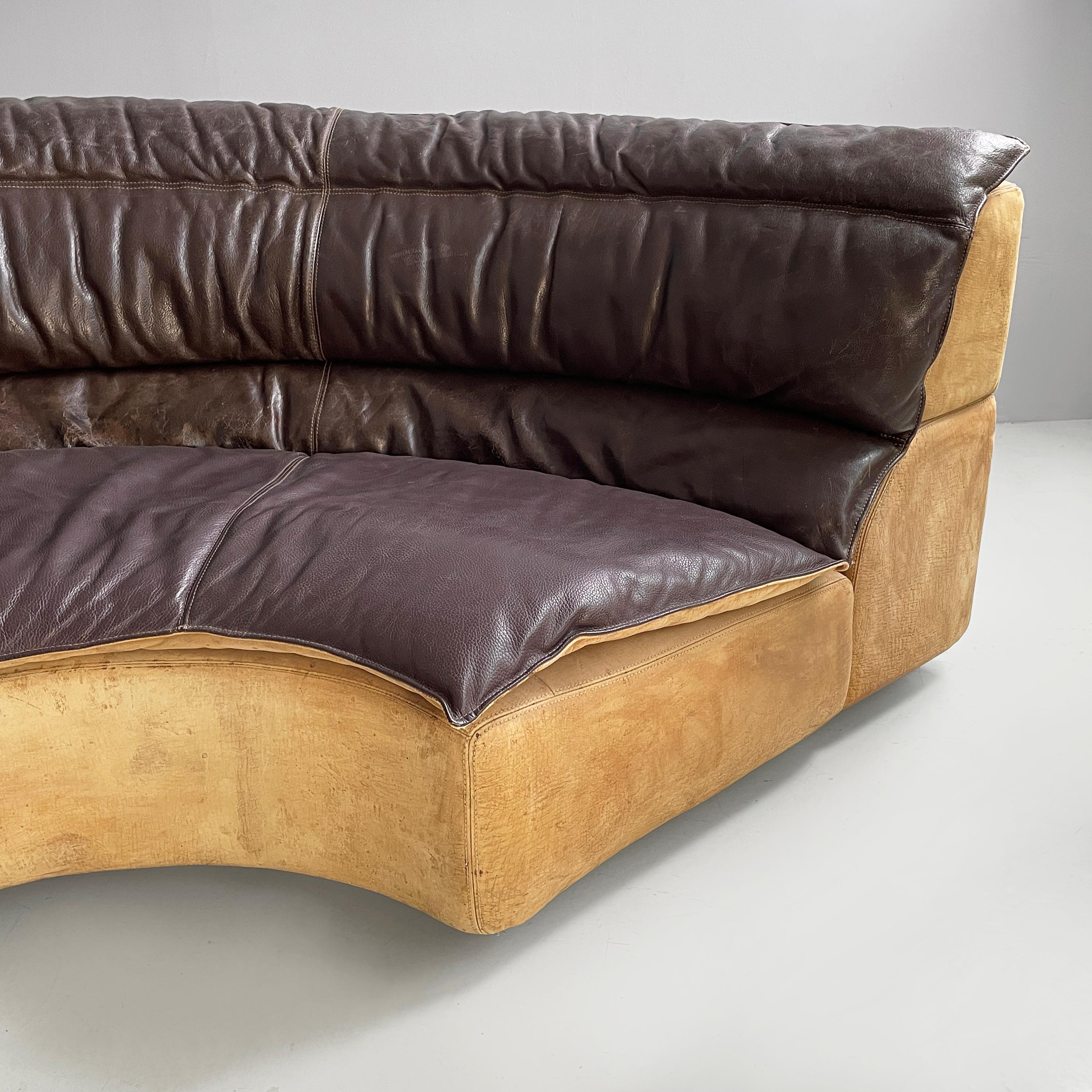Fin du 20e siècle Canapé modulaire italien moderne Bogo de Bartoli Rossi di Albizzate 1970 en vente