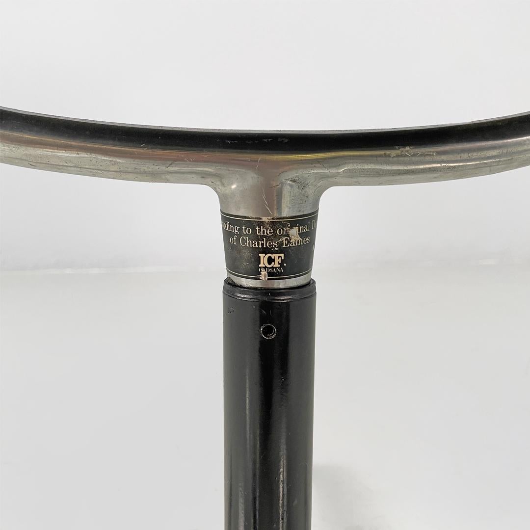 Italian modern leather office chairs by Charles and Ray Eames for ICF, 1970s im Angebot 3