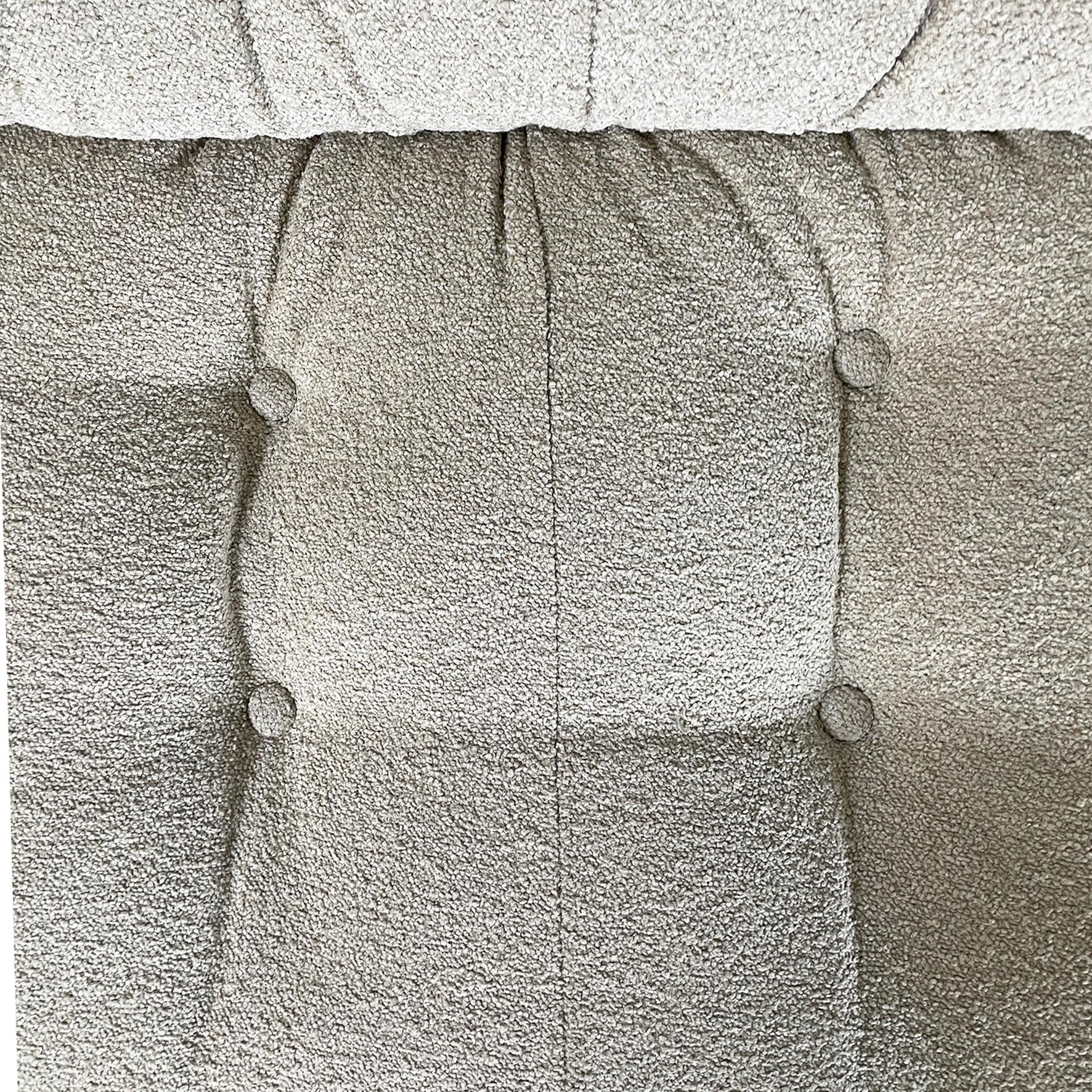 Italian modern light beige Soriana armchairs, Afra Tobia Scarpa, Cassina, 1970s 6