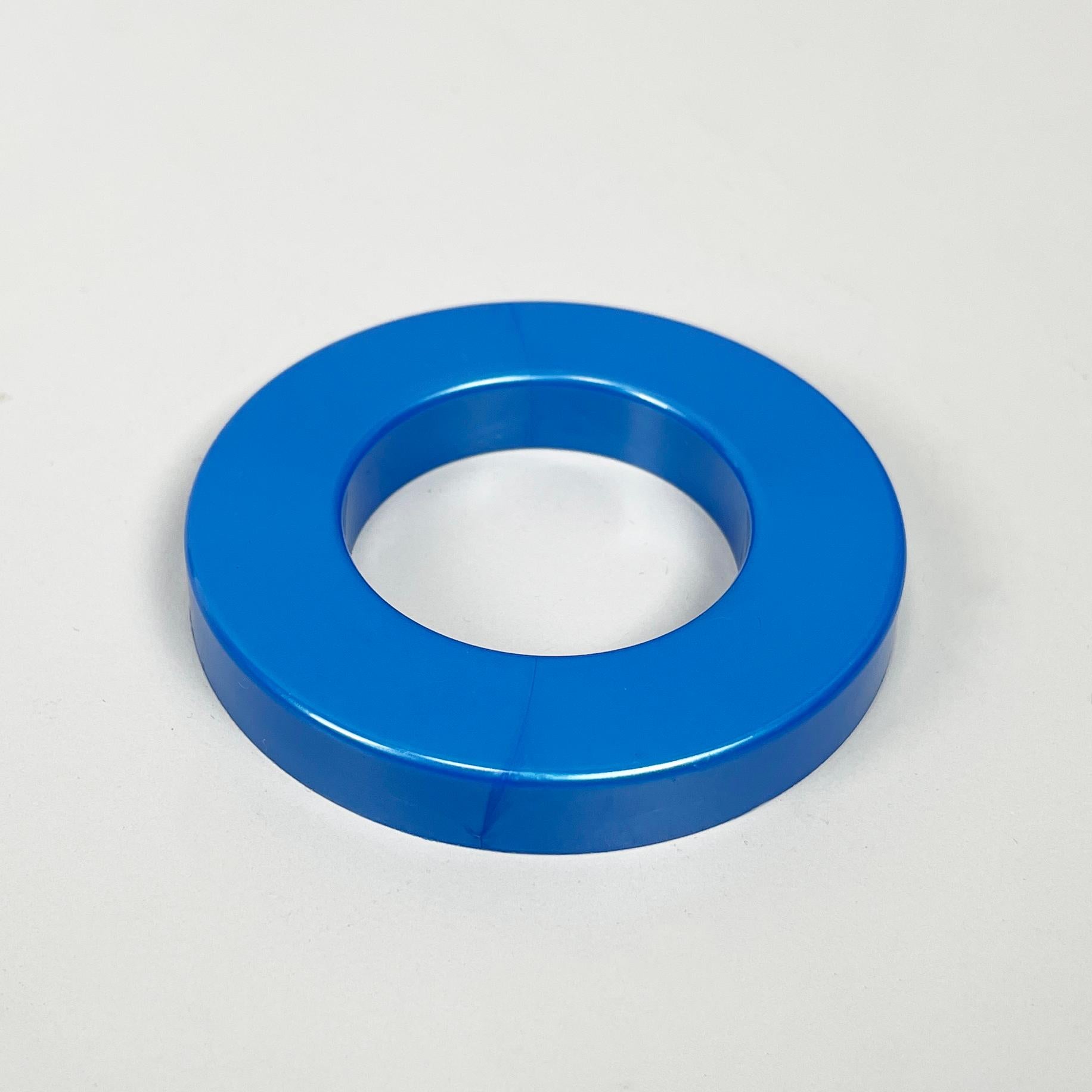 Contemporary Italian modern light blue rings for perpetual wall calendar by Ring A Date, 2020 For Sale