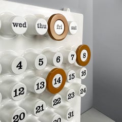 Italian modern light brown rings for perpetual wall calendar by Ring A Date 2020