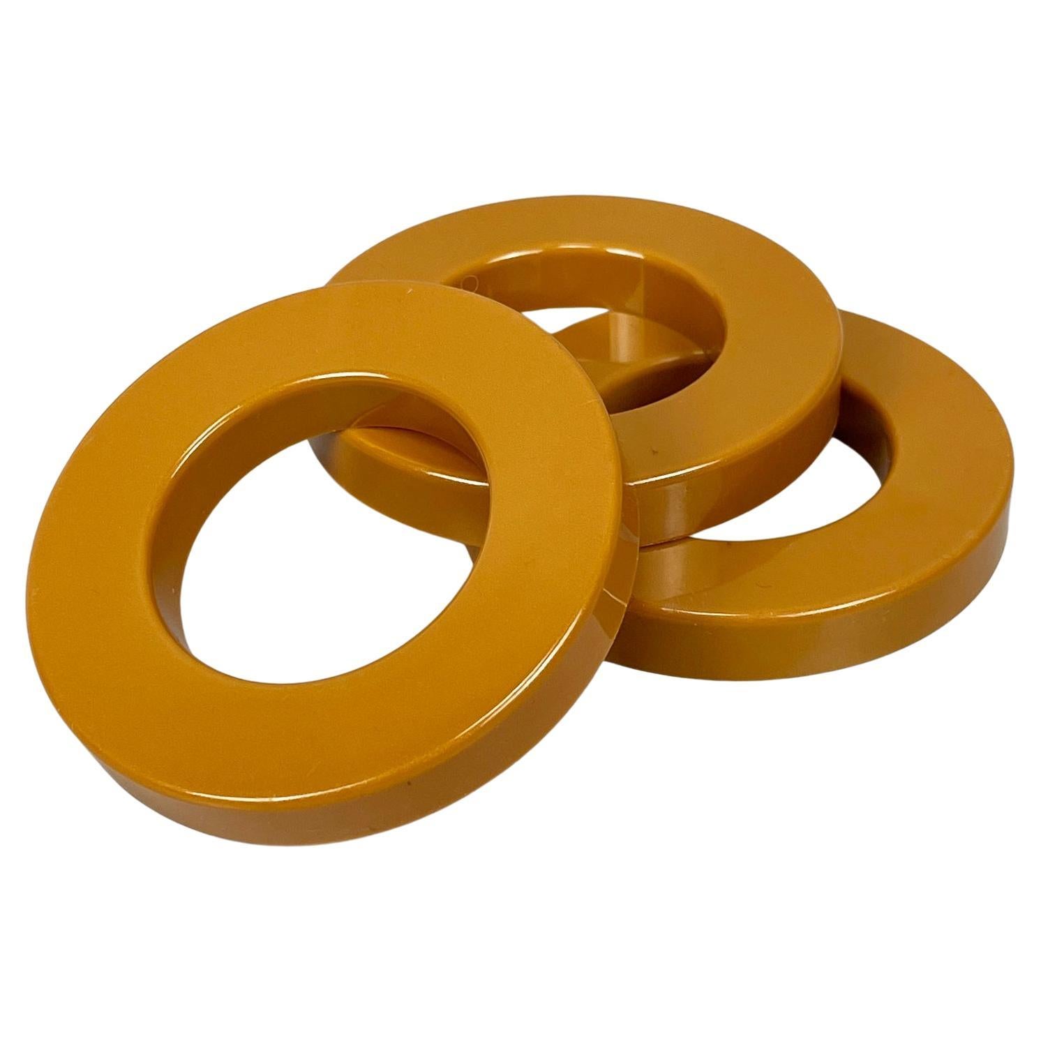Italian modern light brown rings for perpetual wall calendar by Ring A Date 2020