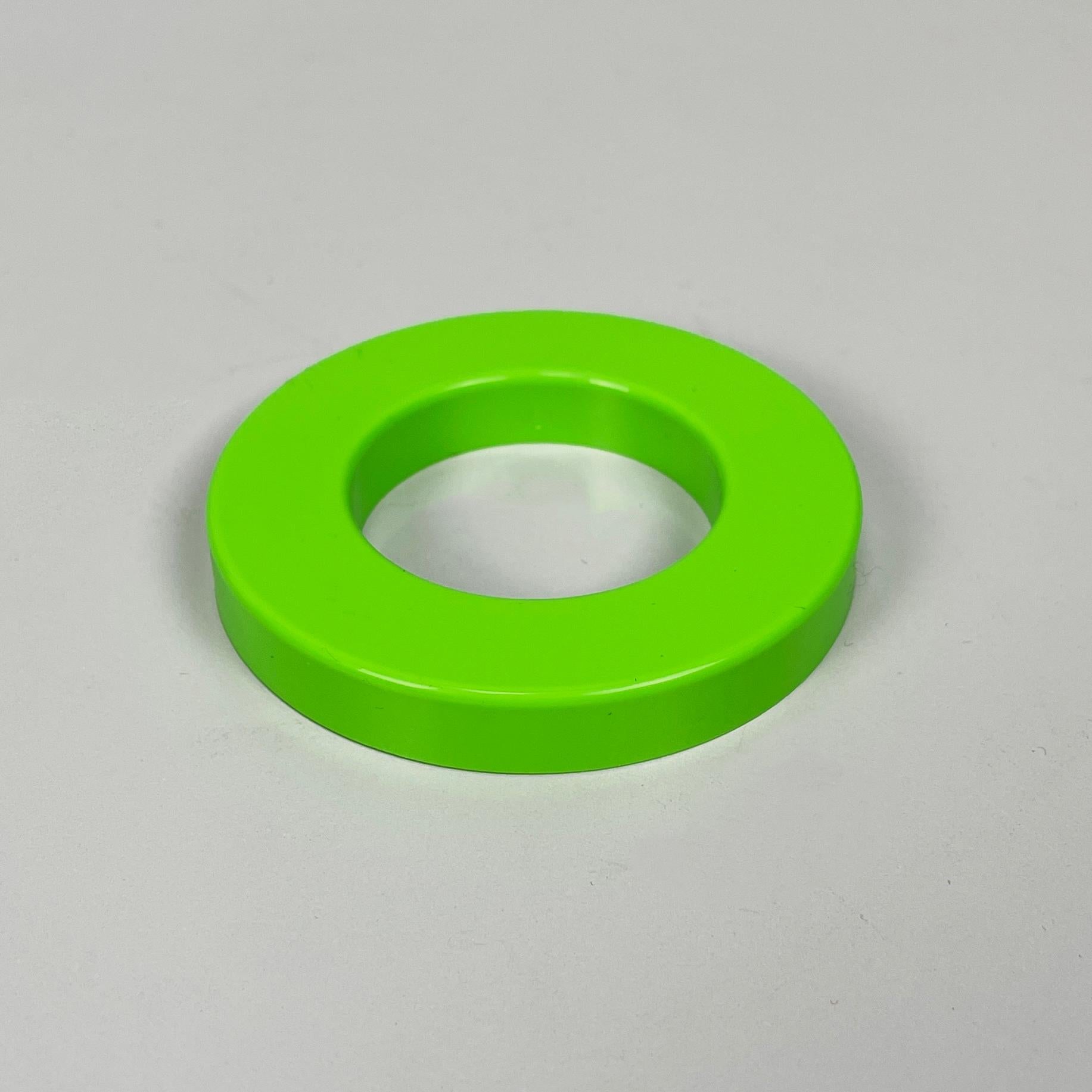Contemporary Italian modern light green rings for perpetual wall calendar by Ring A Date 2020 For Sale