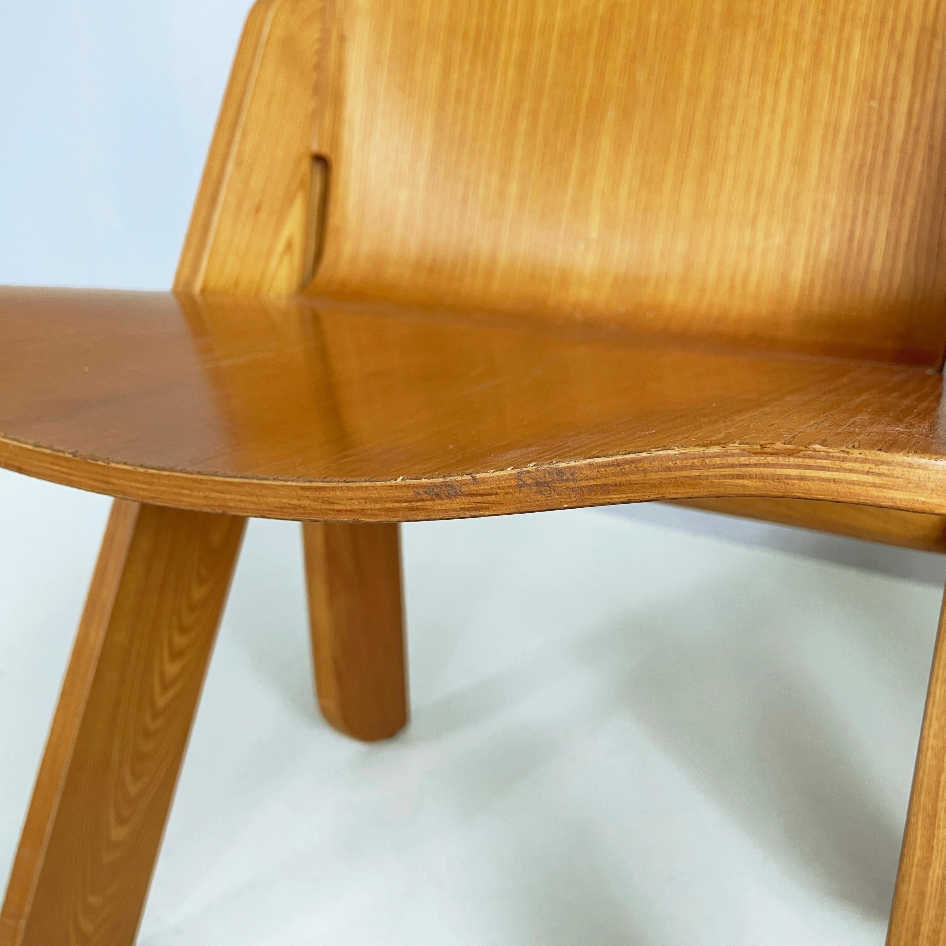 Italian modern Light wood Chairs Peota by Gigi Sabadin, 1970s For Sale 4