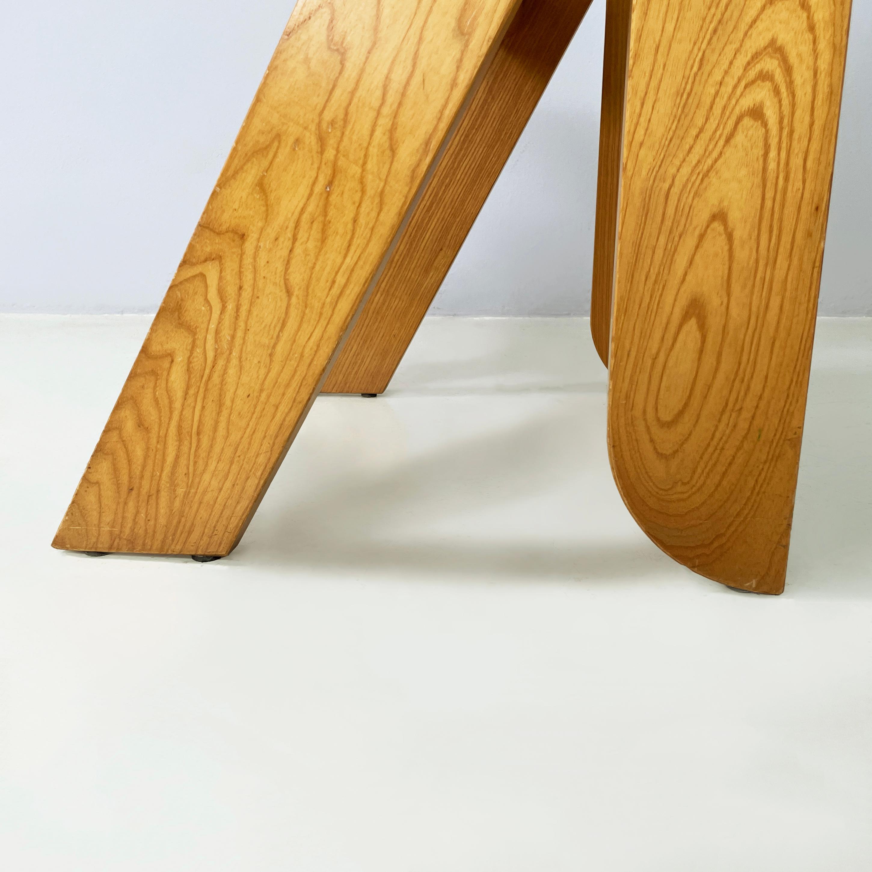 Italian modern Light wood Chairs Peota by Gigi Sabadin, 1970s For Sale 13