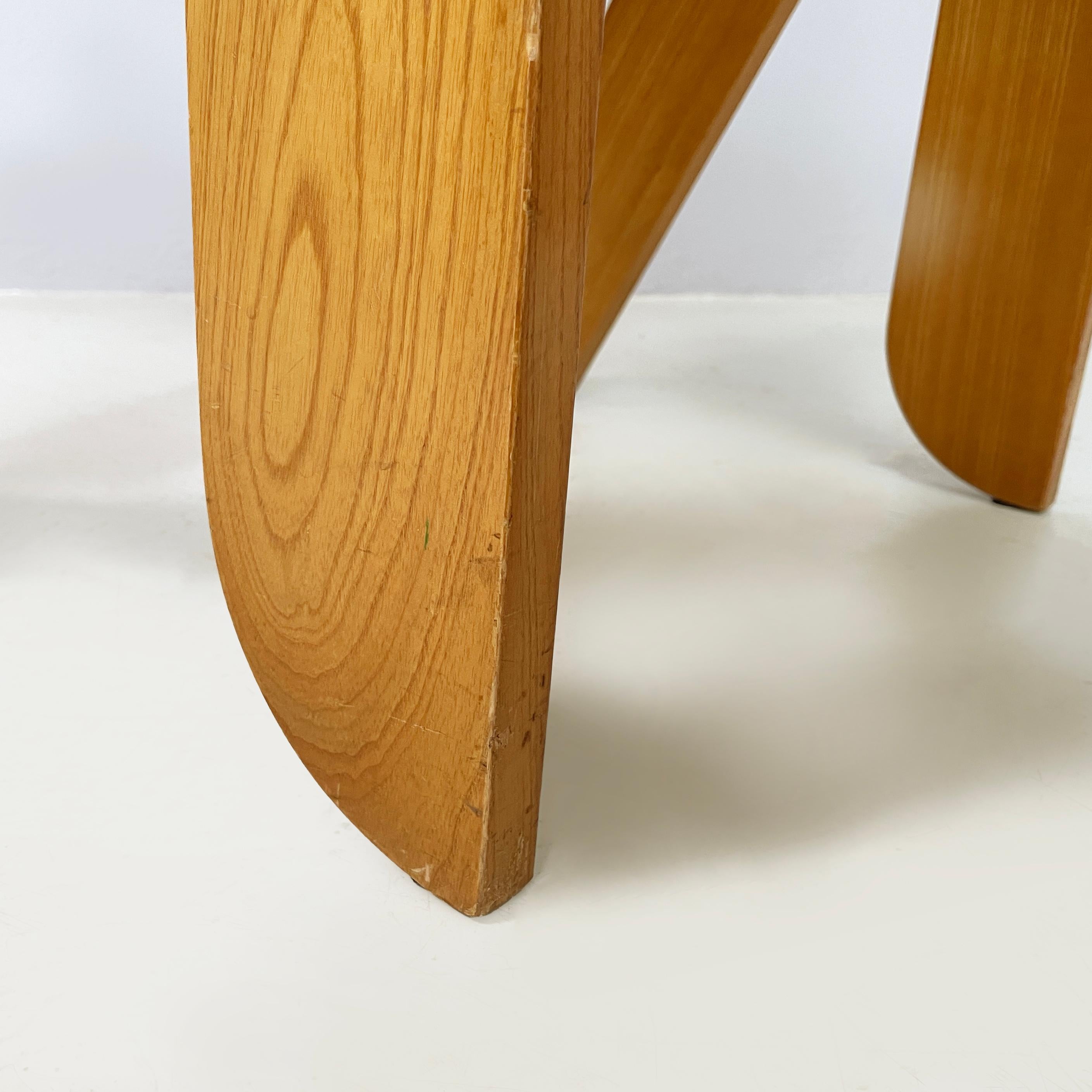 Italian modern Light wood Chairs Peota by Gigi Sabadin, 1970s For Sale 14