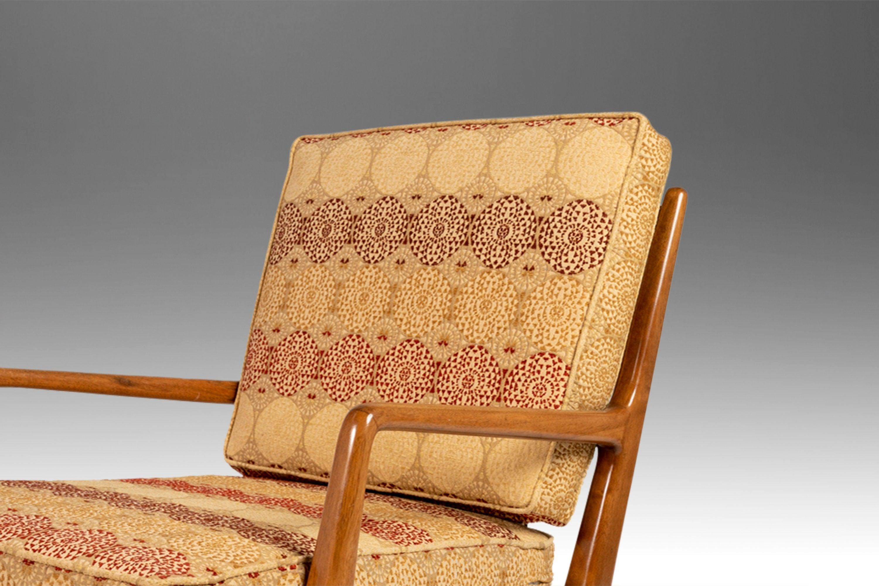 Lounge Chair and Ottoman by Carlo de Carli for M. Singer and Sons, Italy, 1950s For Sale 1