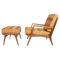 Lounge Chair and Ottoman by Carlo de Carli for M. Singer and Sons, Italy, 1950s
