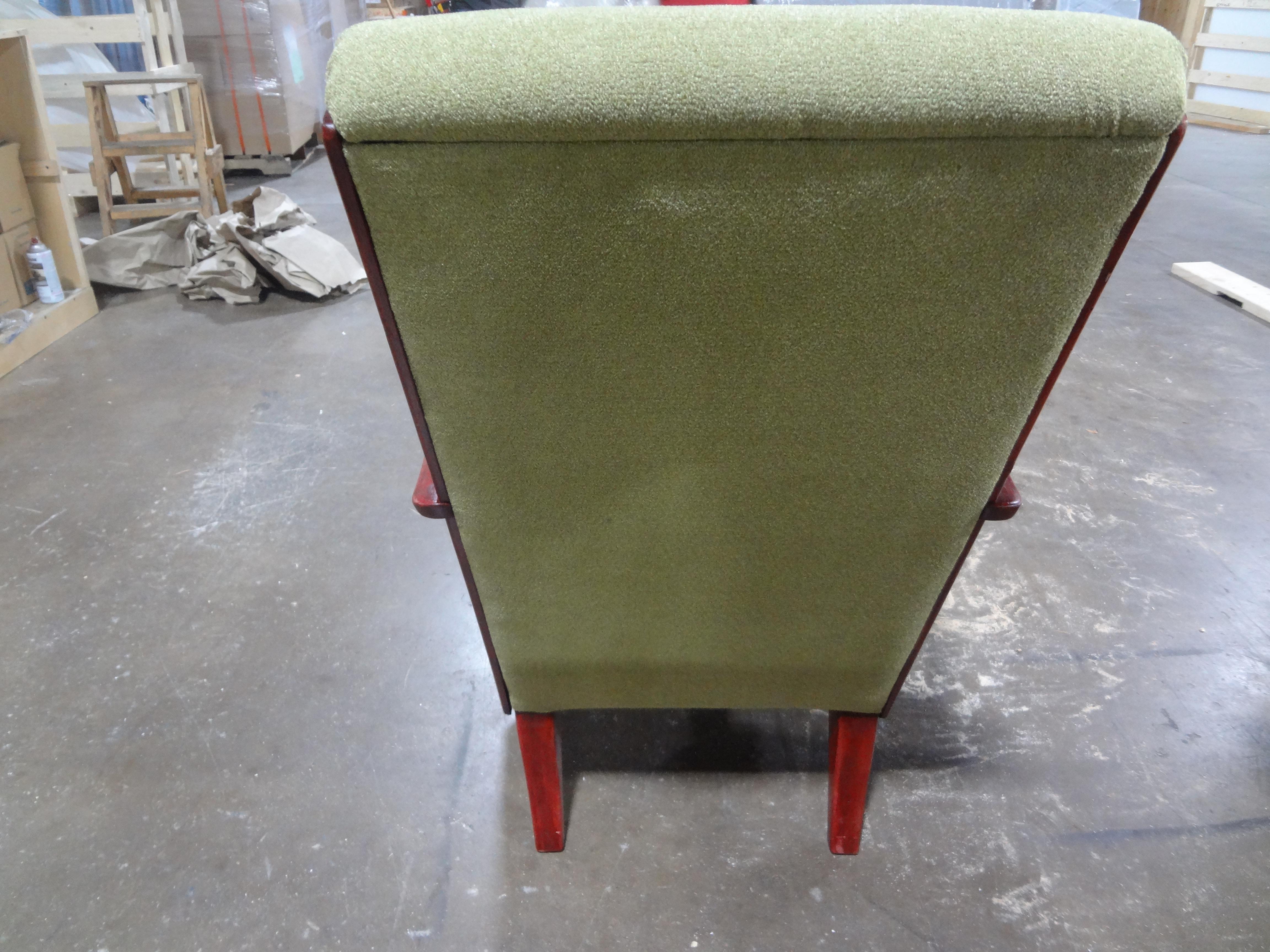 Italian Modern Lounge Chair Attributed To Paolo Buffa For Sale 3